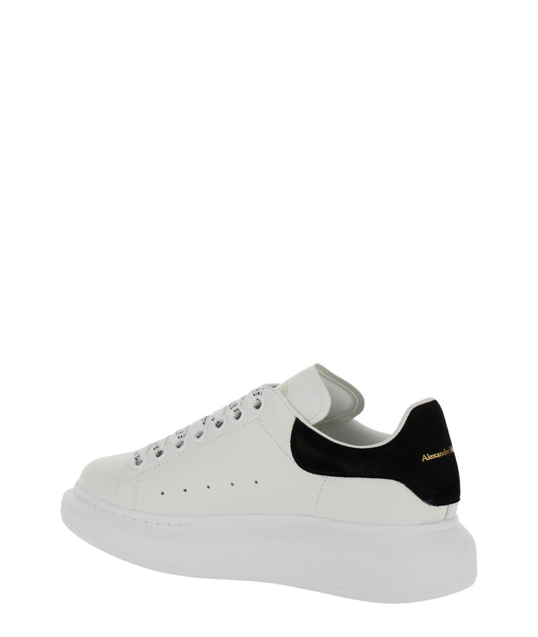 ALEXANDER MCQUEEN Белые кожаные кроссовки, фото 3