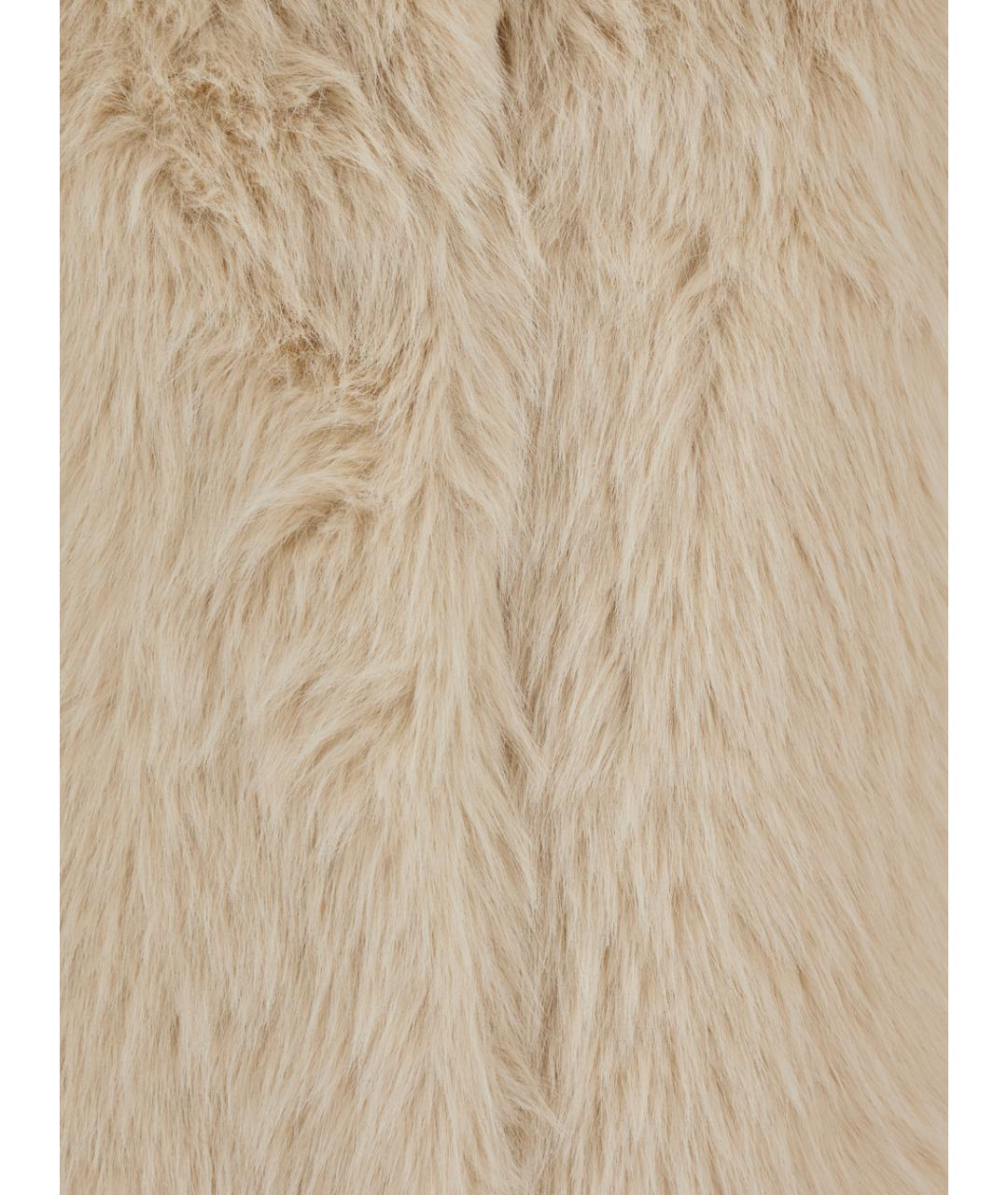 SEMICOUTURE Бежевая шуба, фото 3