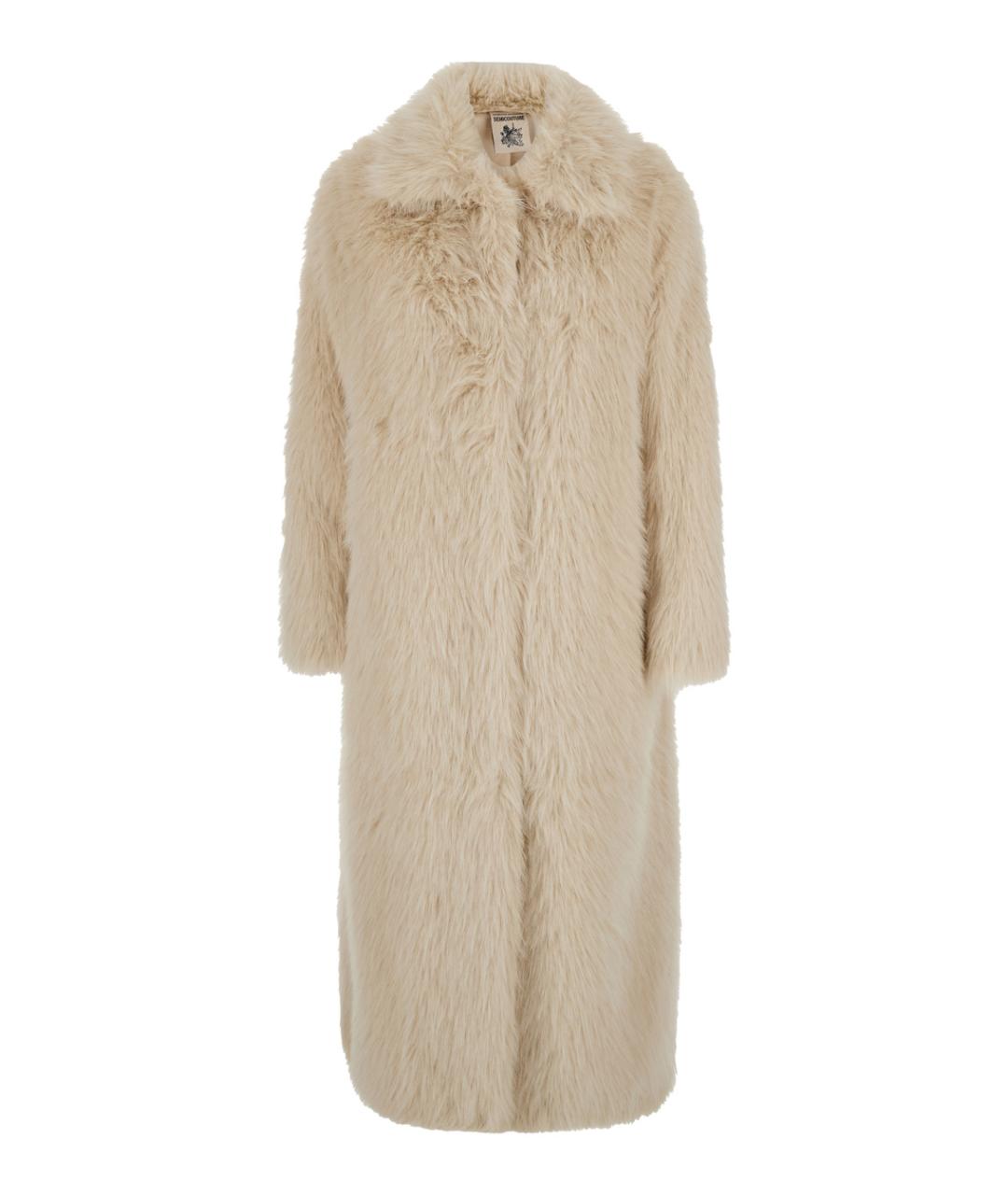 SEMICOUTURE Бежевая шуба, фото 1