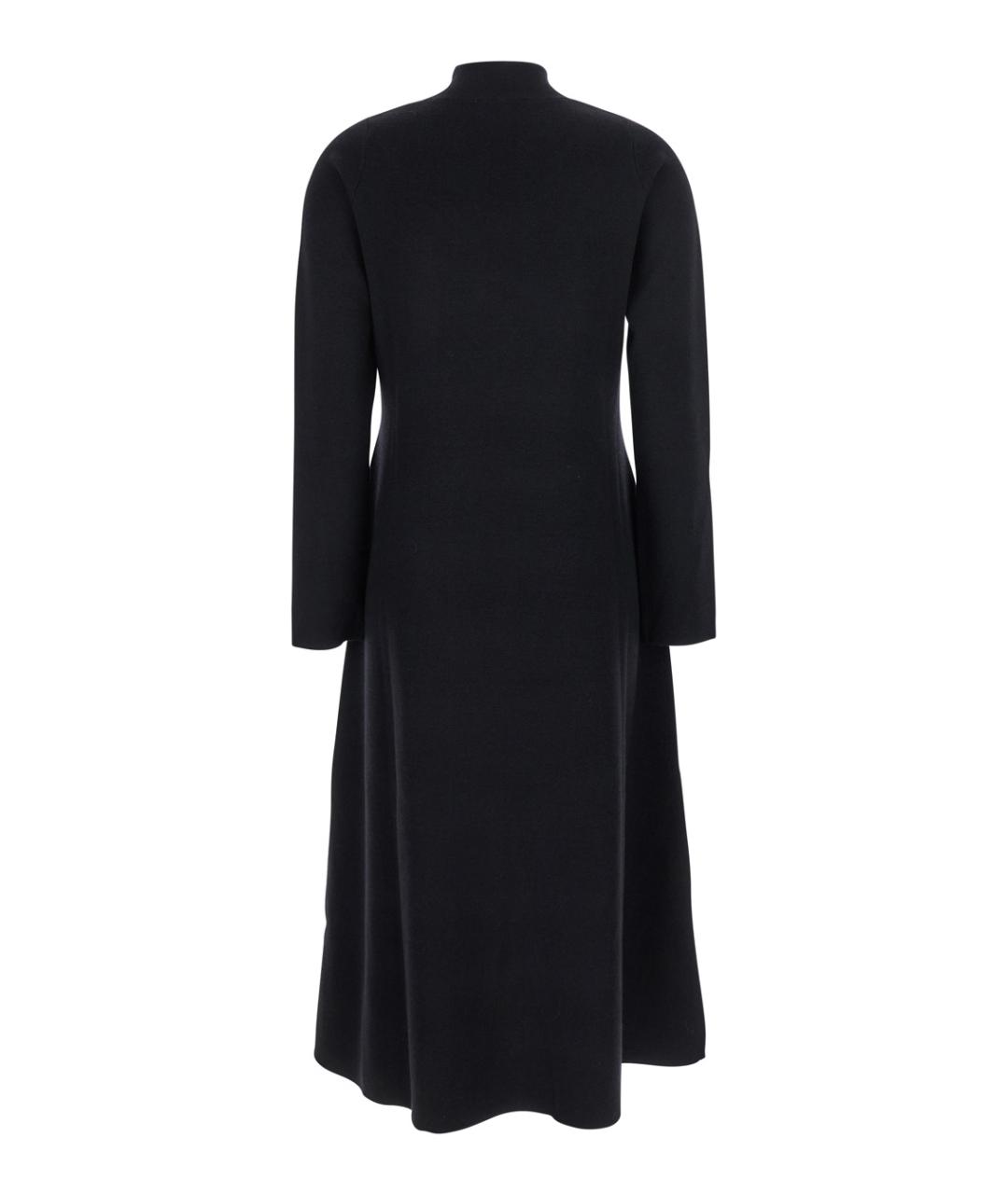 ANTONELLI Черное хлопковое платье, фото 2