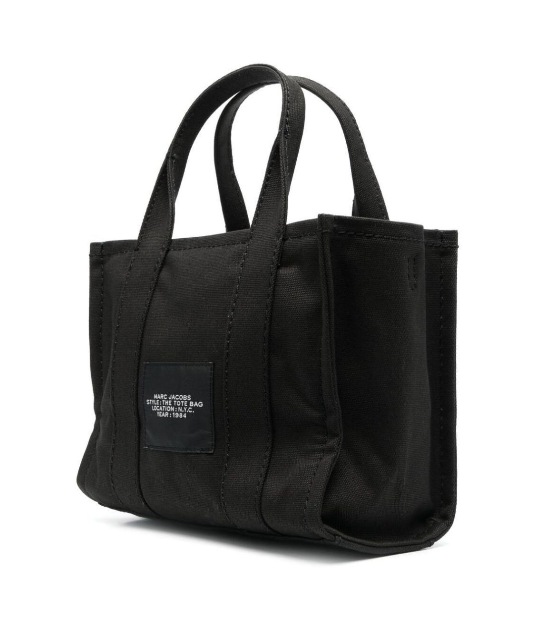 MARC JACOBS Черная хлопковая сумка тоут, фото 2