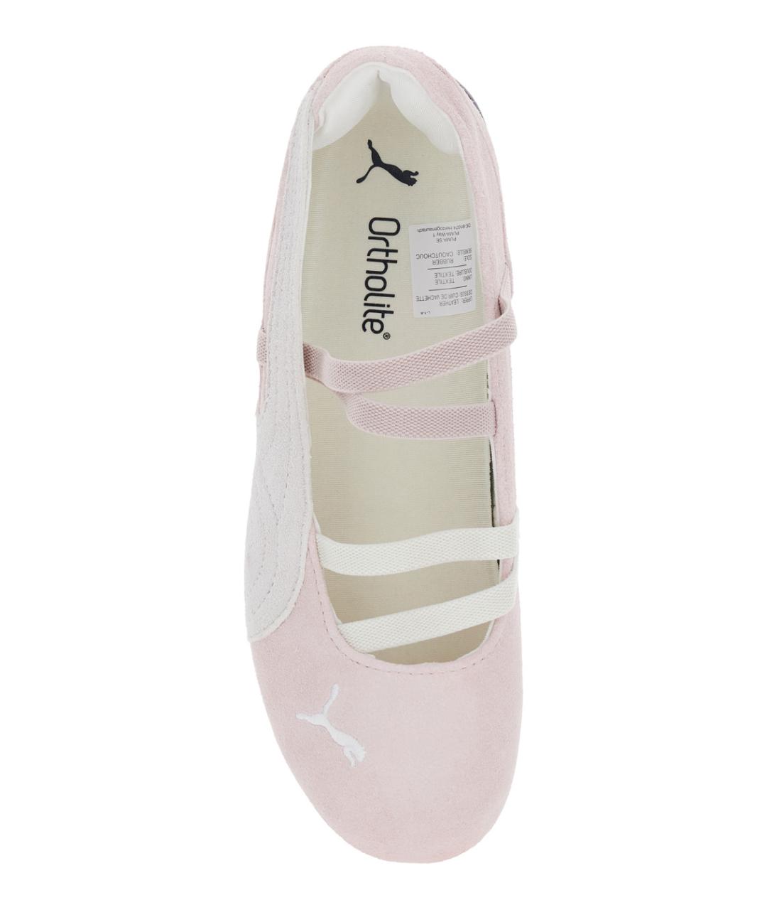 PUMA Розовые замшевые балетки, фото 4