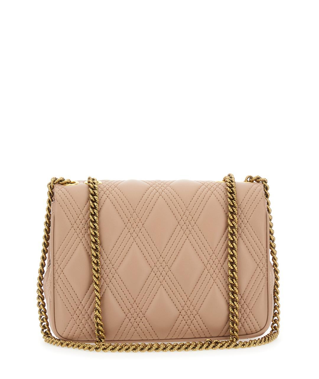 VALENTINO Розовая кожаная сумка через плечо, фото 2