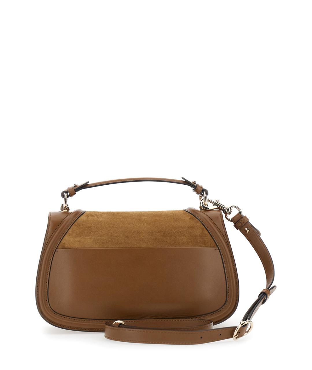 GUCCI Коричневая замшевая сумка через плечо, фото 2