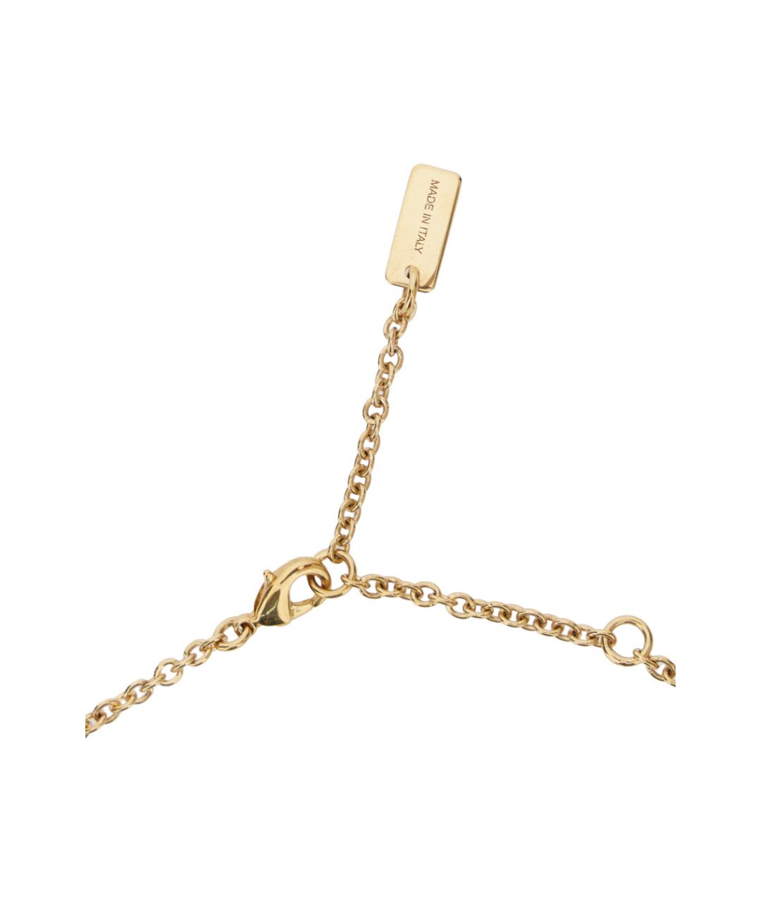 CHLOE Золотое латунное колье, фото 2
