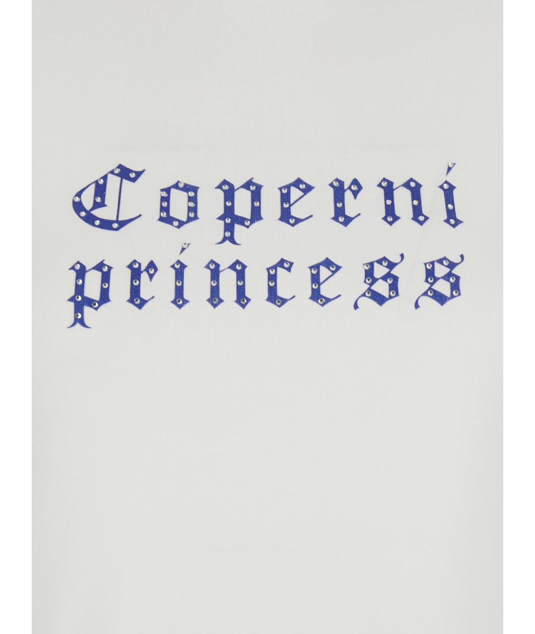 COPERNI Белая хлопковая футболка, фото 3