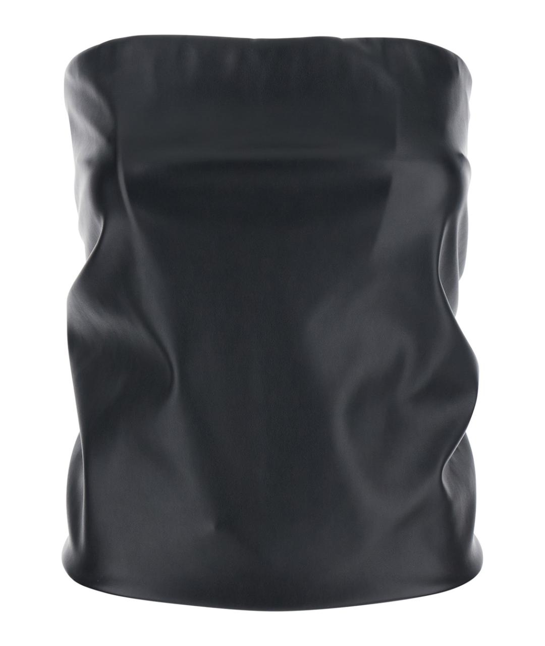 SPORTMAX Черная полиэстеровая майка, фото 1