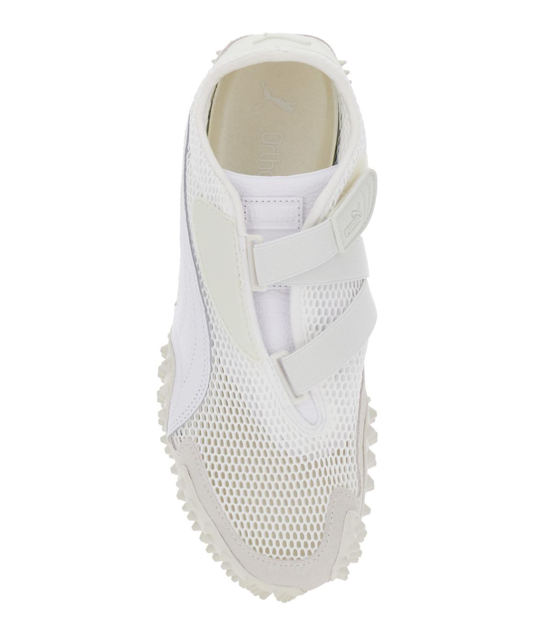 PUMA Белые текстильные кроссовки, фото 4