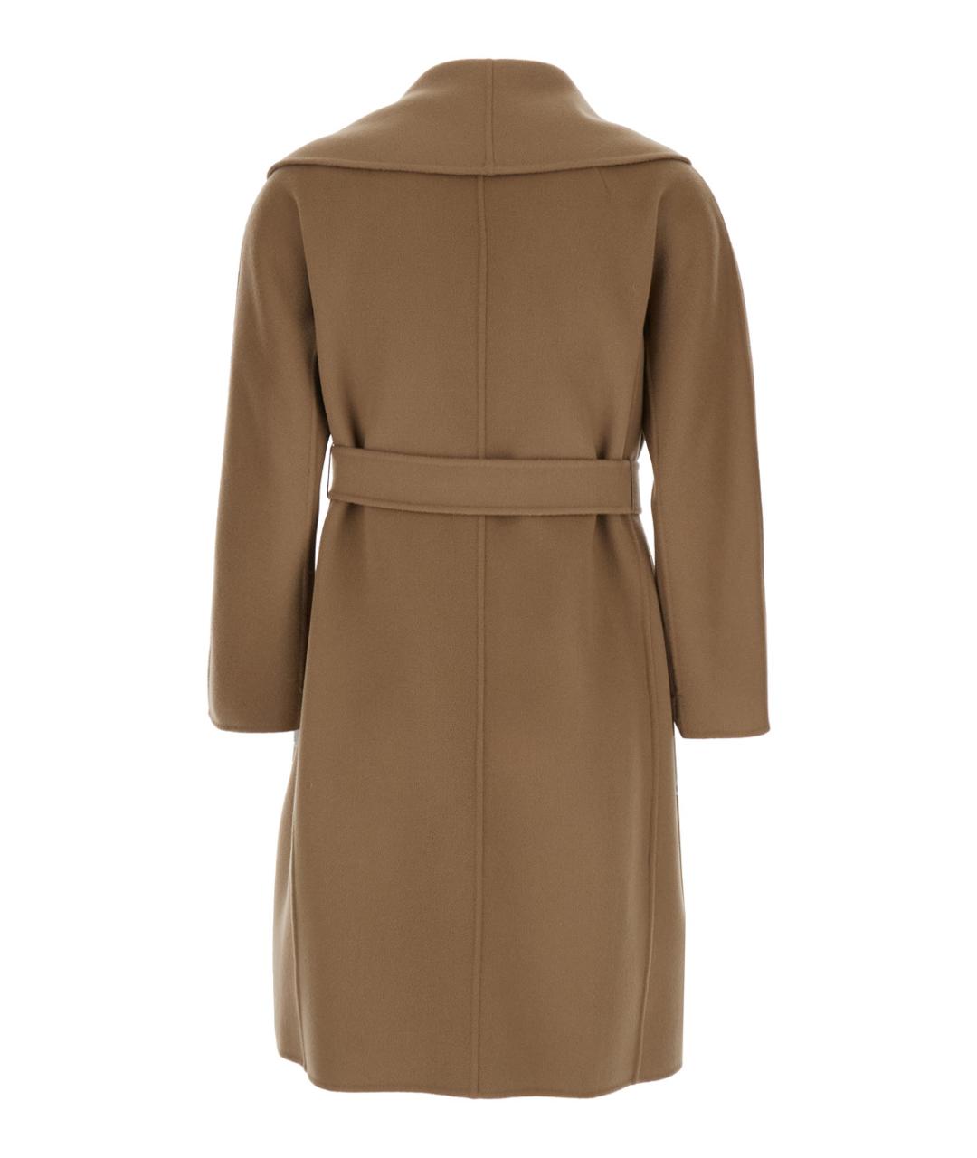 'S MAX MARA Бежевое шерстяное пальто, фото 2