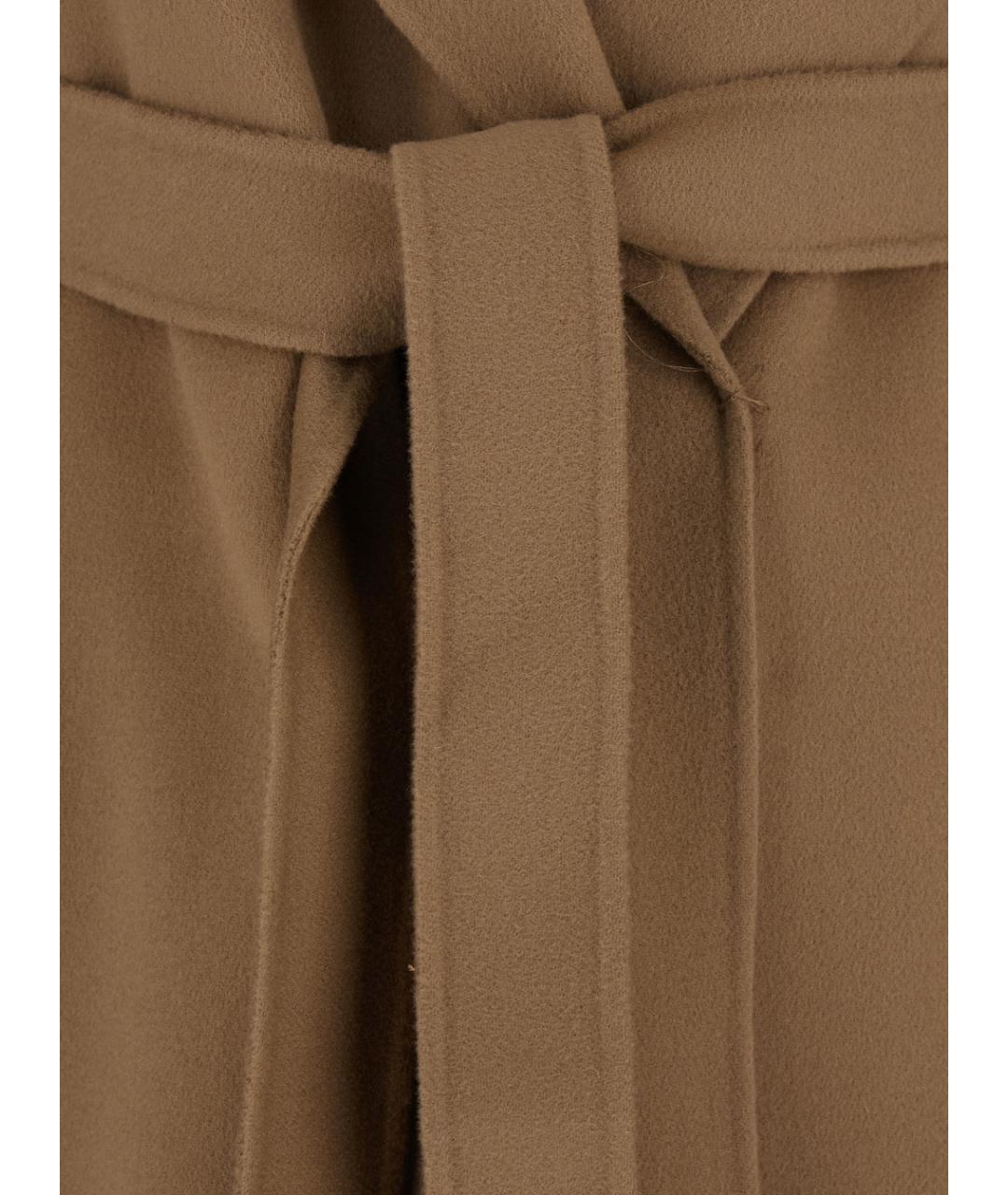 'S MAX MARA Бежевое шерстяное пальто, фото 3