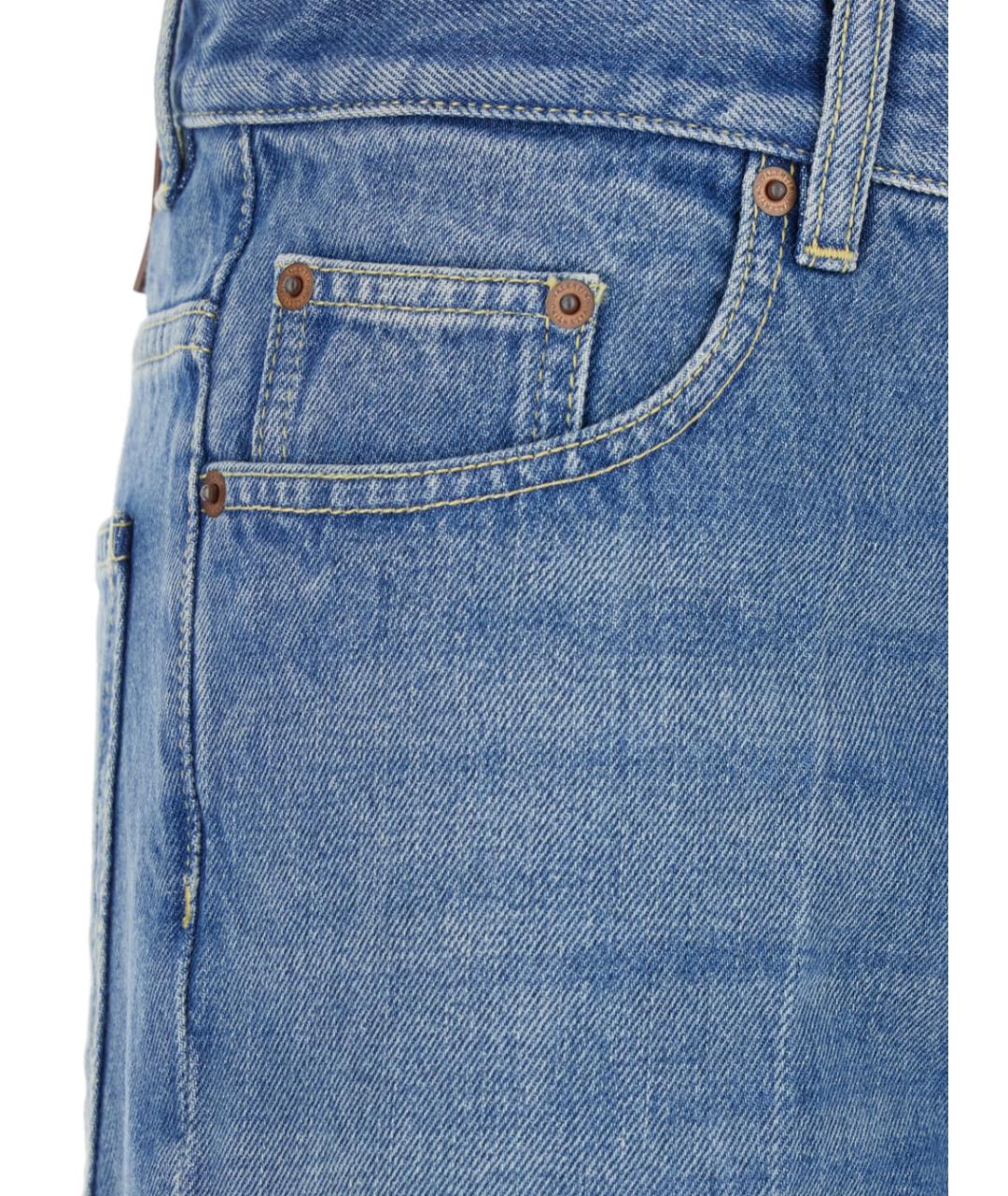 VALENTINO Синие прямые джинсы, фото 3