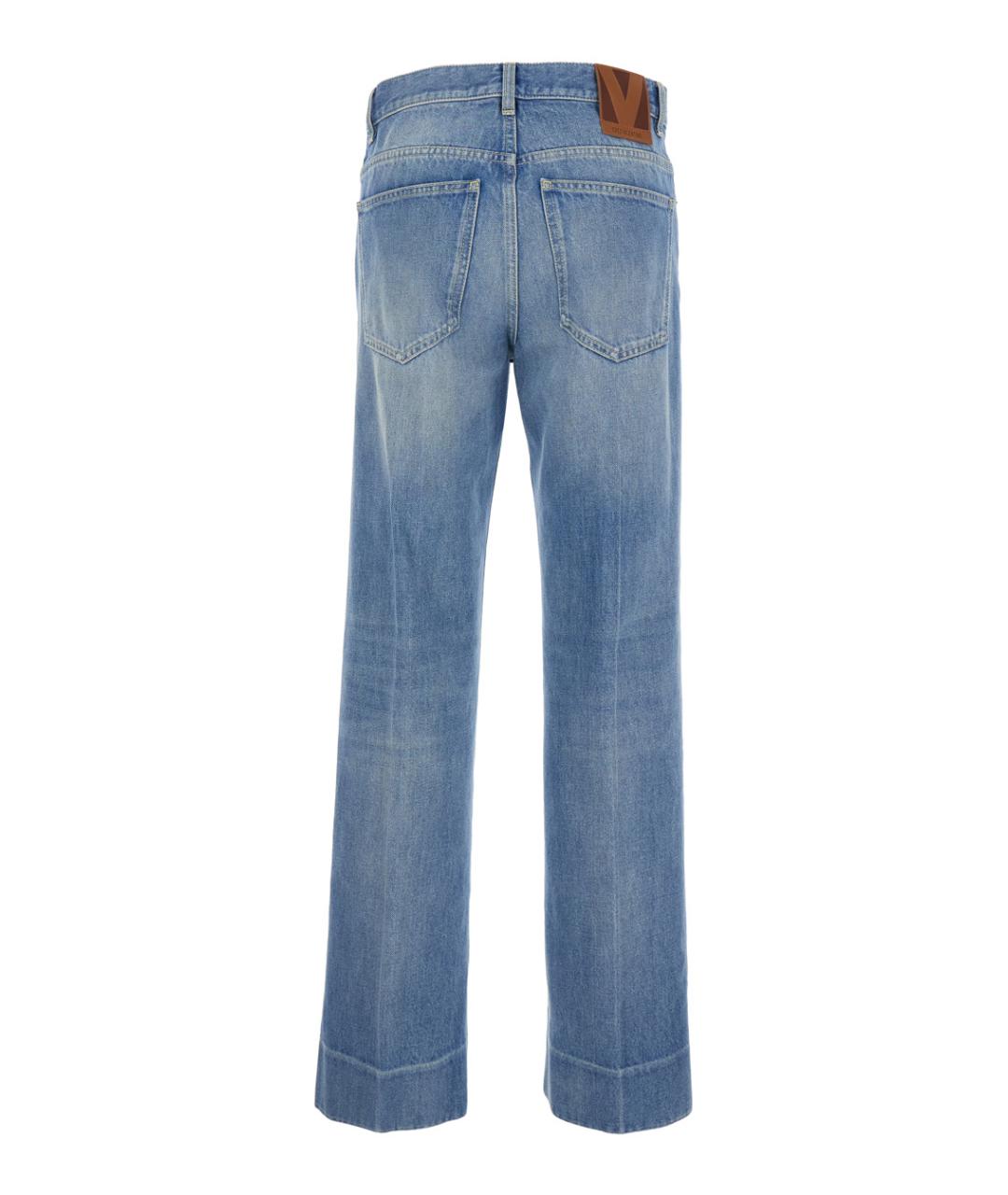 VALENTINO Синие прямые джинсы, фото 2