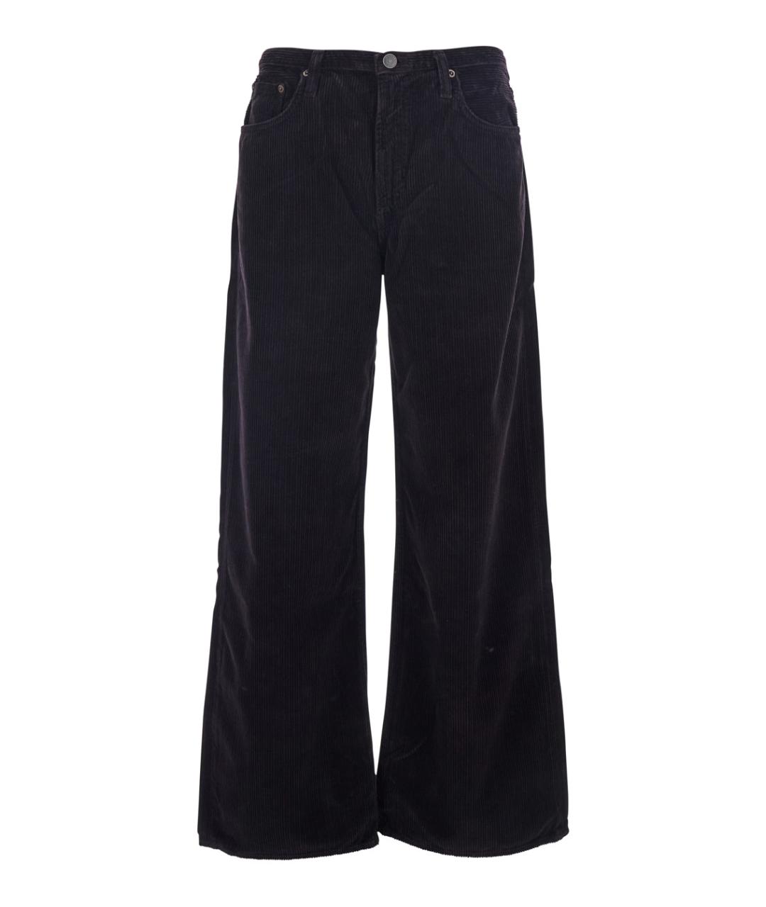 AGOLDE Коричневые хлопковые джинсы клеш, фото 1