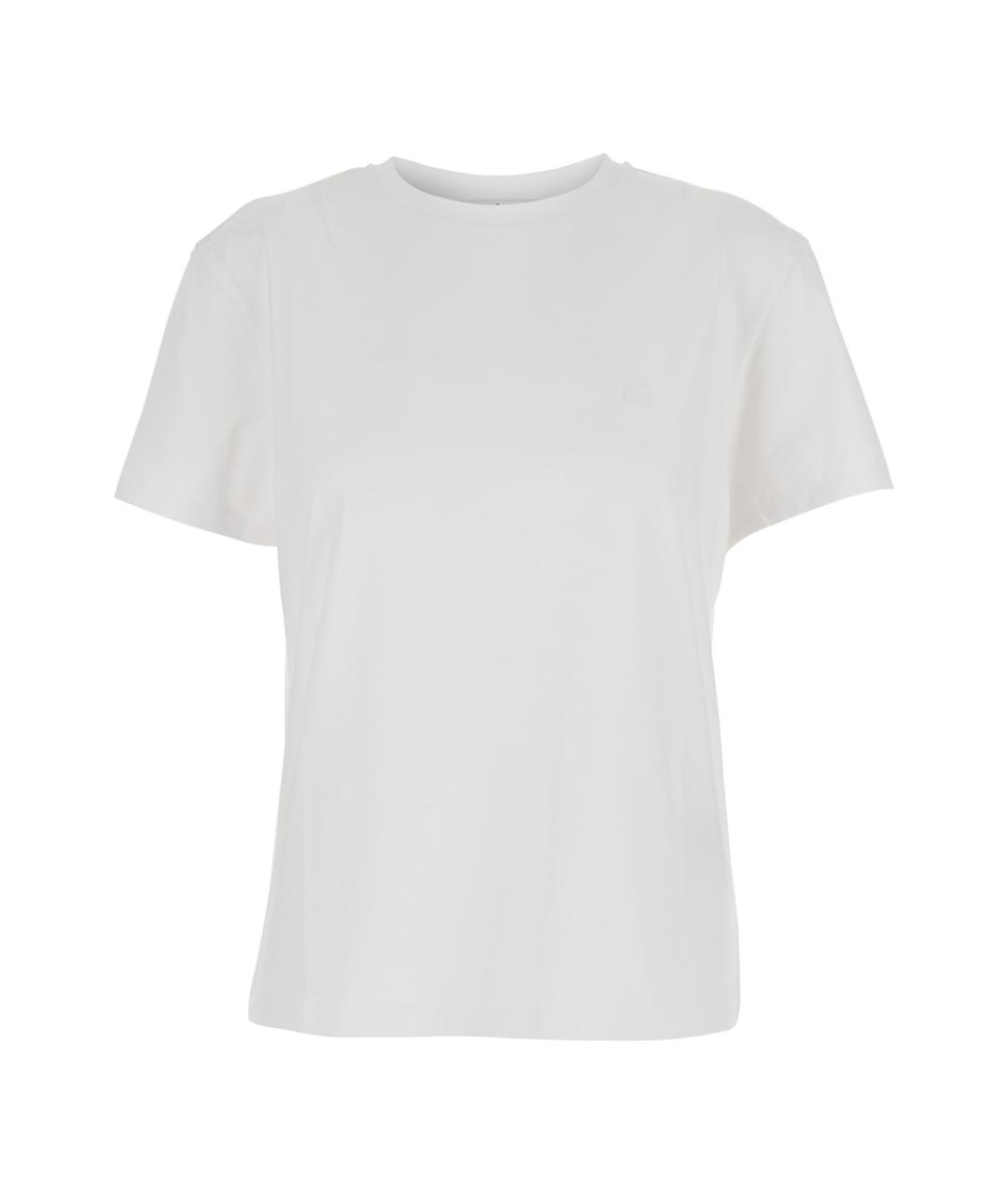 ACNE STUDIOS Белая хлопковая футболка, фото 1