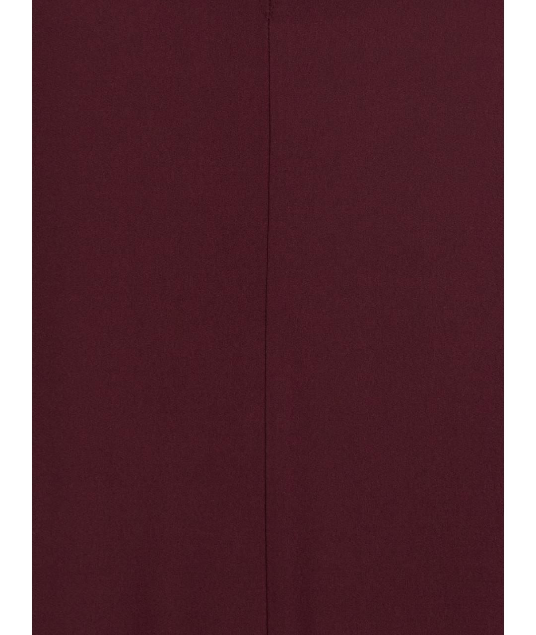 STELLA MCCARTNEY Бордовое вискозное повседневное платье, фото 3