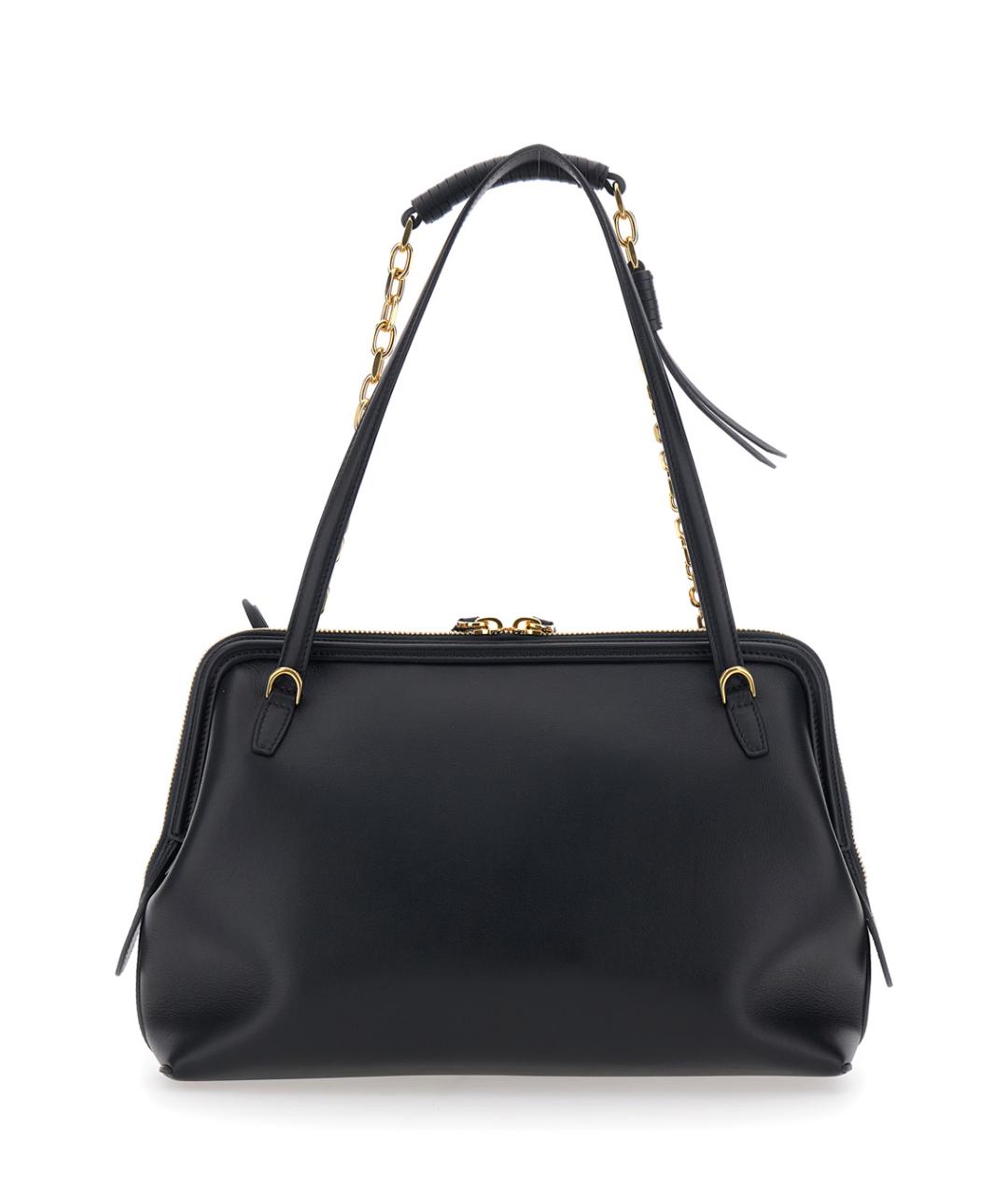 ETRO Черная кожаная сумка через плечо, фото 2