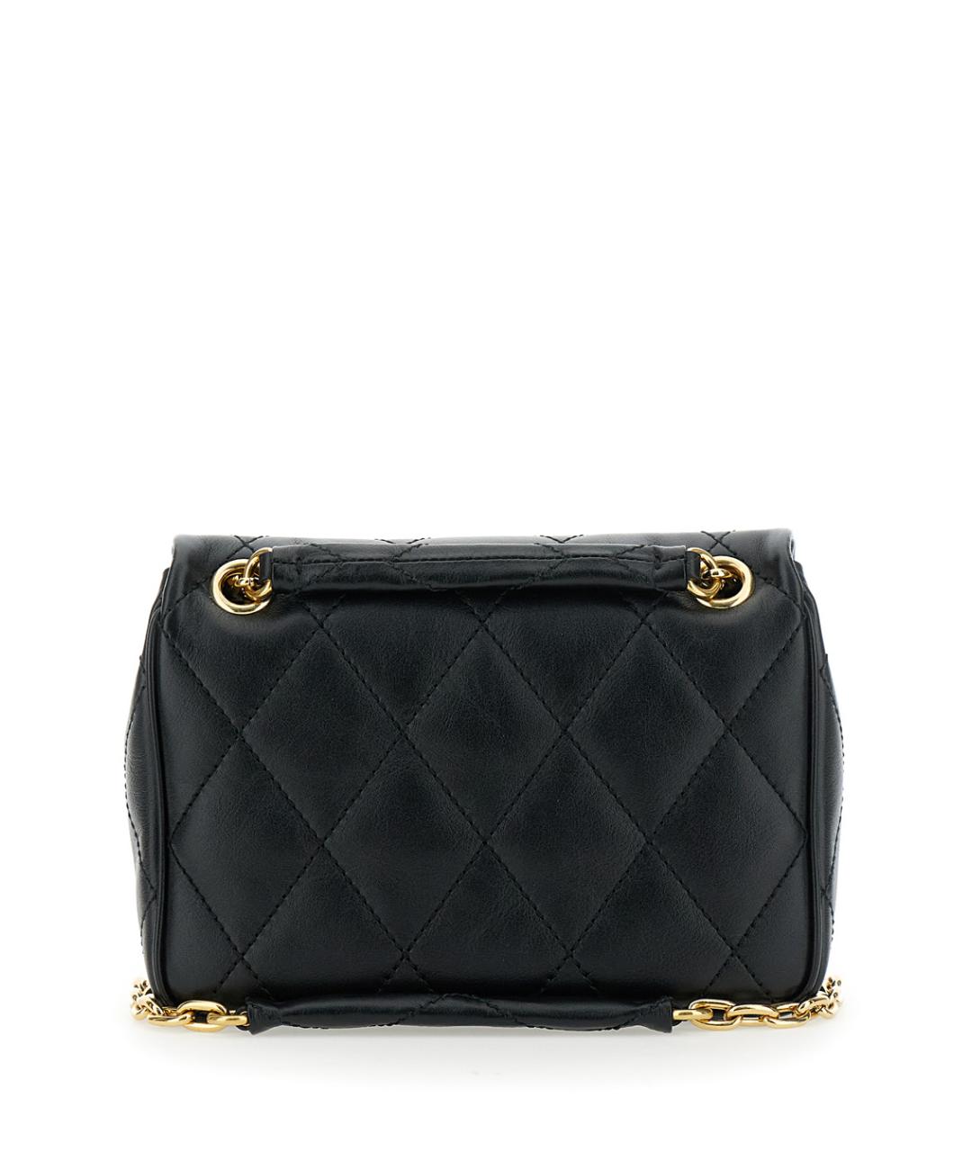 BURBERRY Черная кожаная сумка через плечо, фото 2