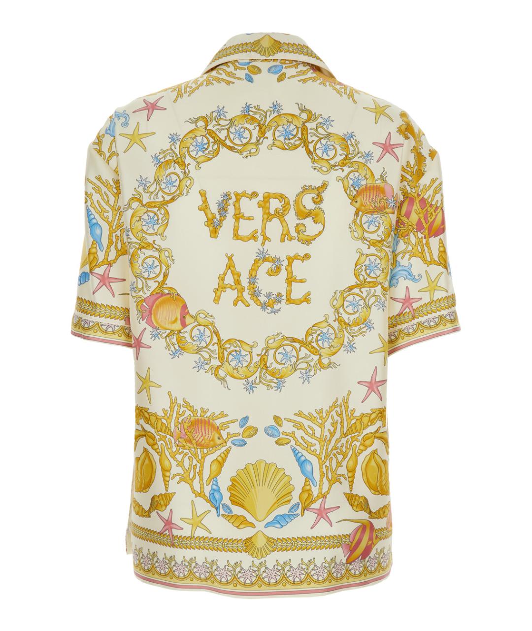 VERSACE Мульти шелковая рубашка, фото 2