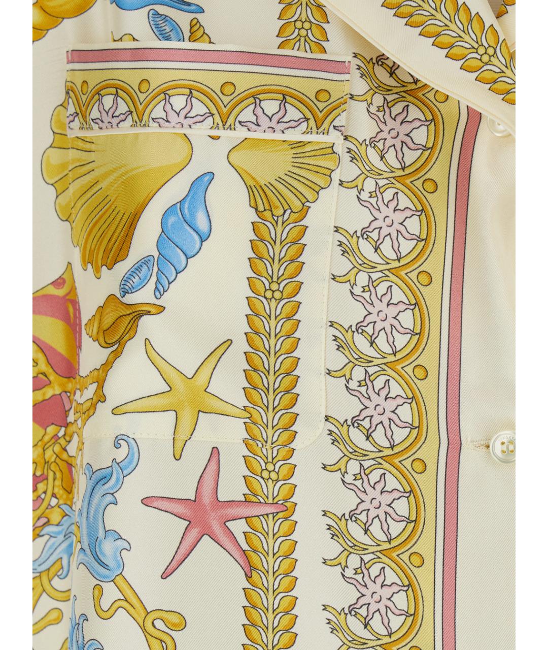 VERSACE Мульти шелковая рубашка, фото 3