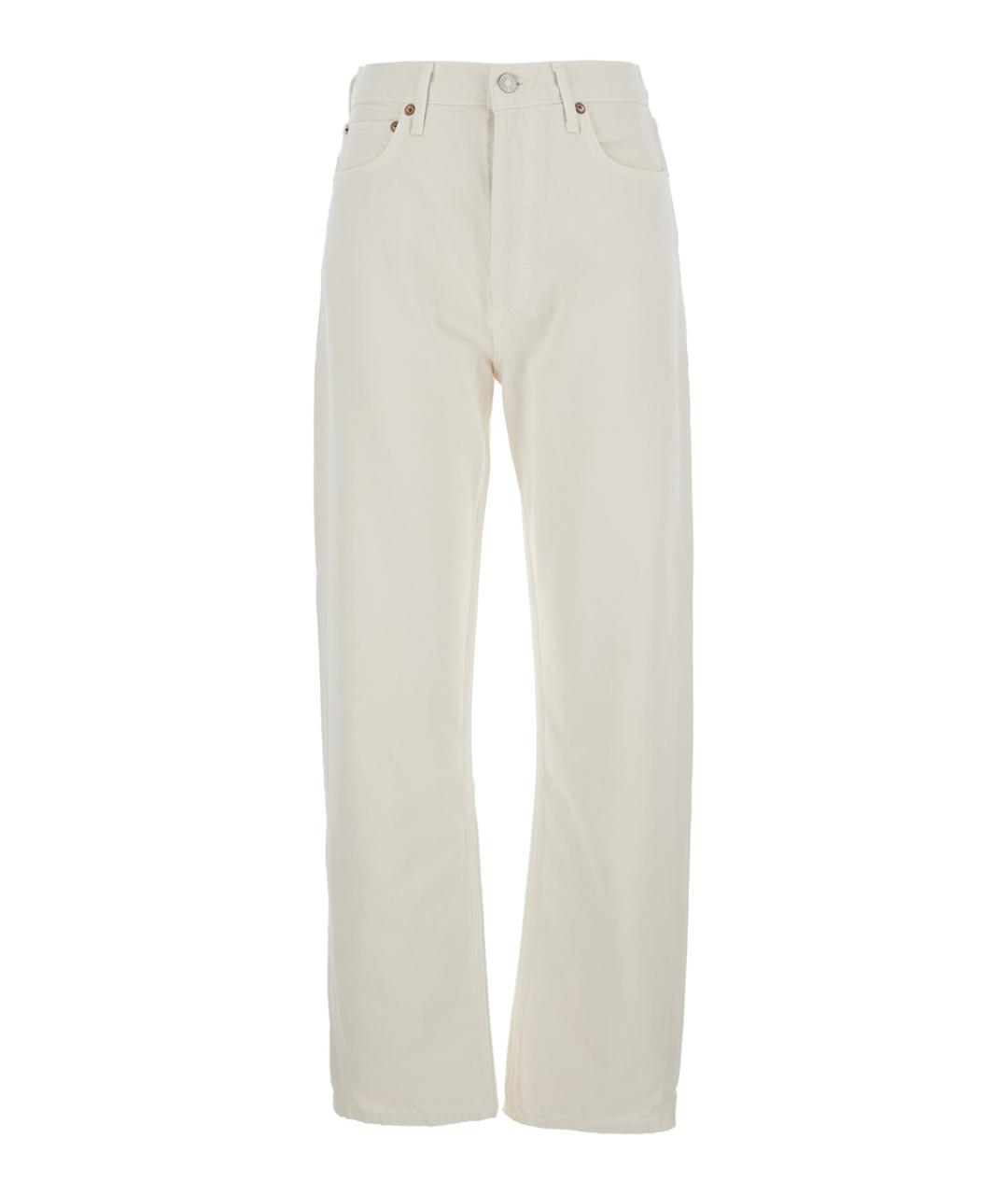 AGOLDE Белые прямые джинсы, фото 1