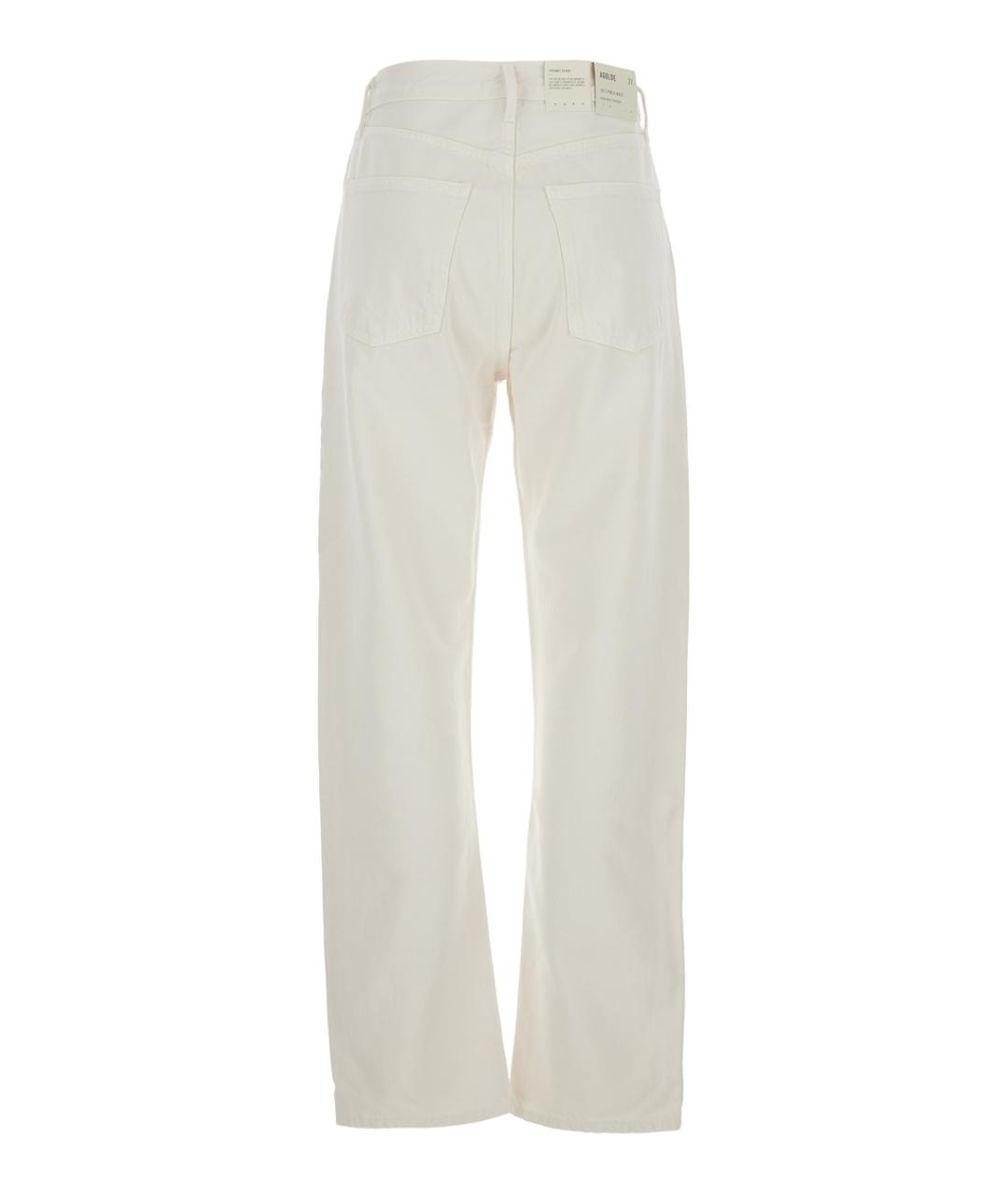 AGOLDE Белые прямые джинсы, фото 2