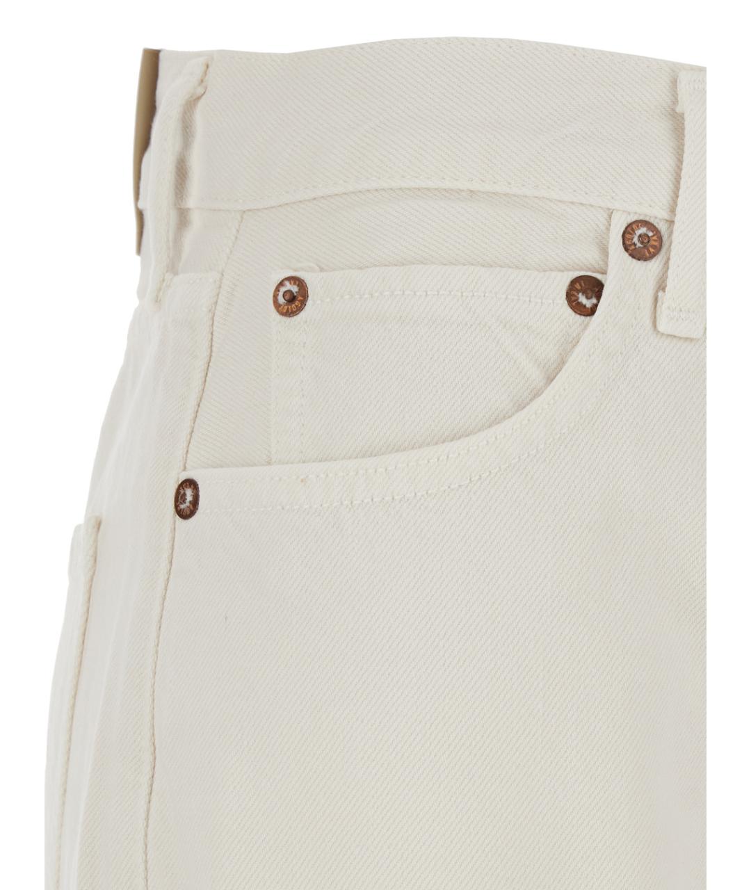 AGOLDE Белые прямые джинсы, фото 3