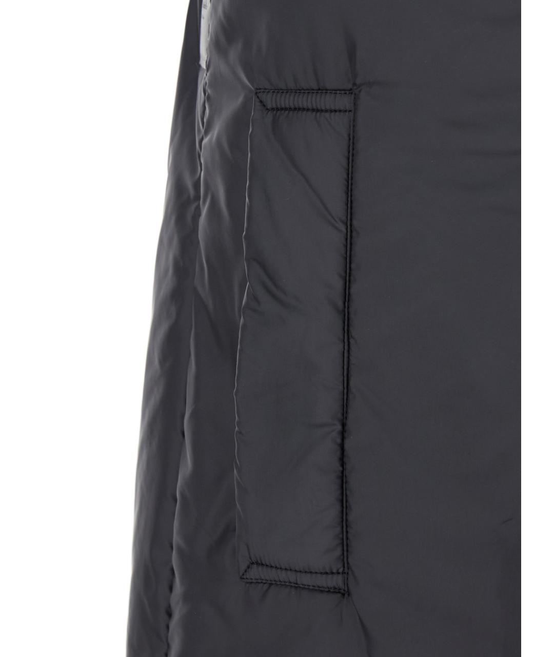 MAX MARA Черный полиэстеровый жилет, фото 3