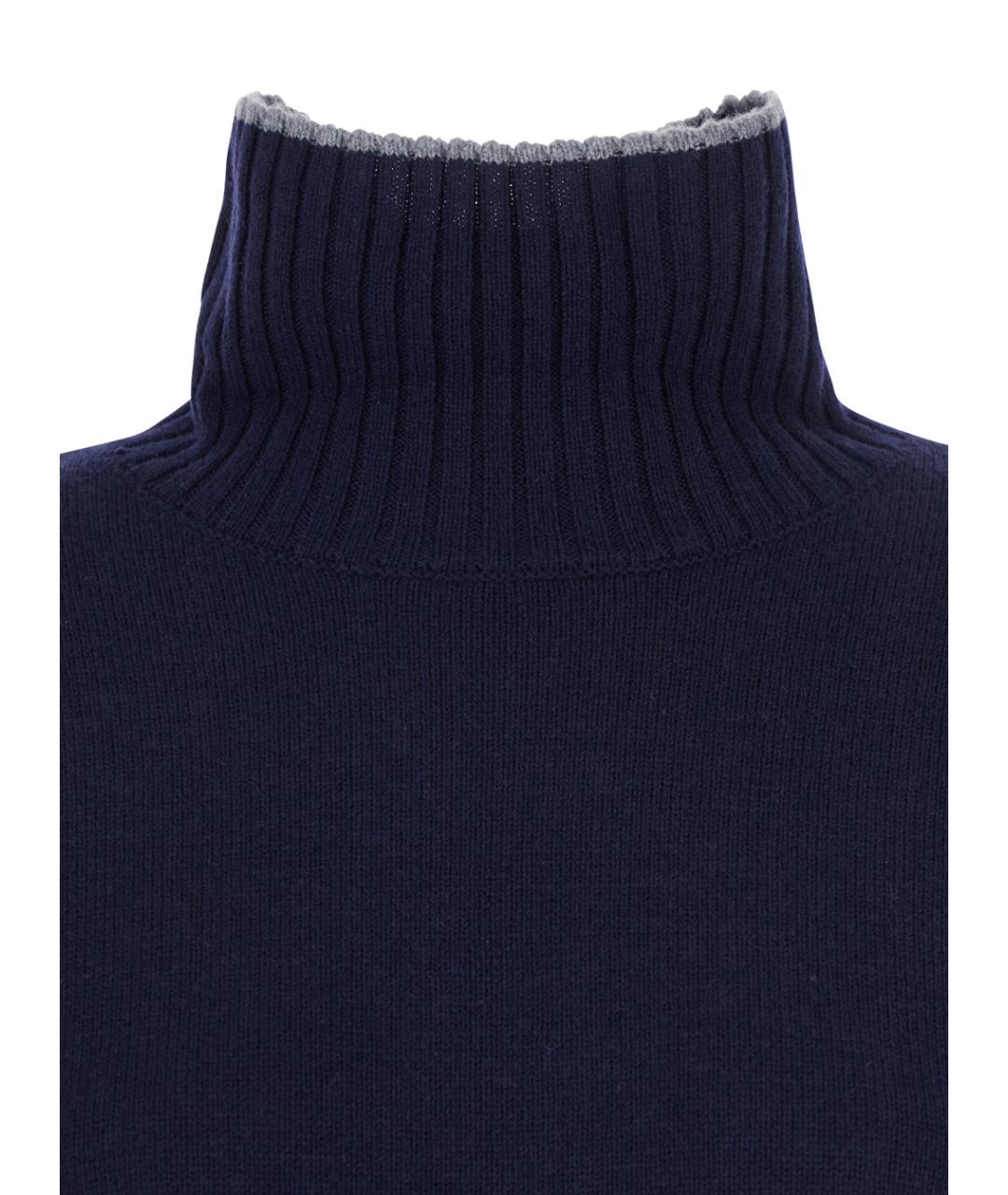 PINKO Синий шерстяной джемпер / свитер, фото 3