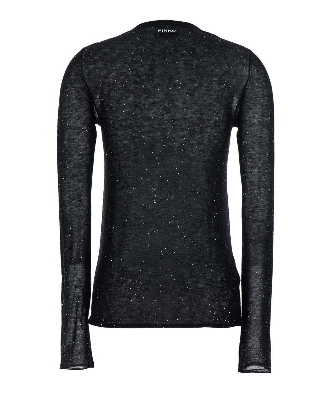 PINKO Черная шерстяная водолазка, фото 1