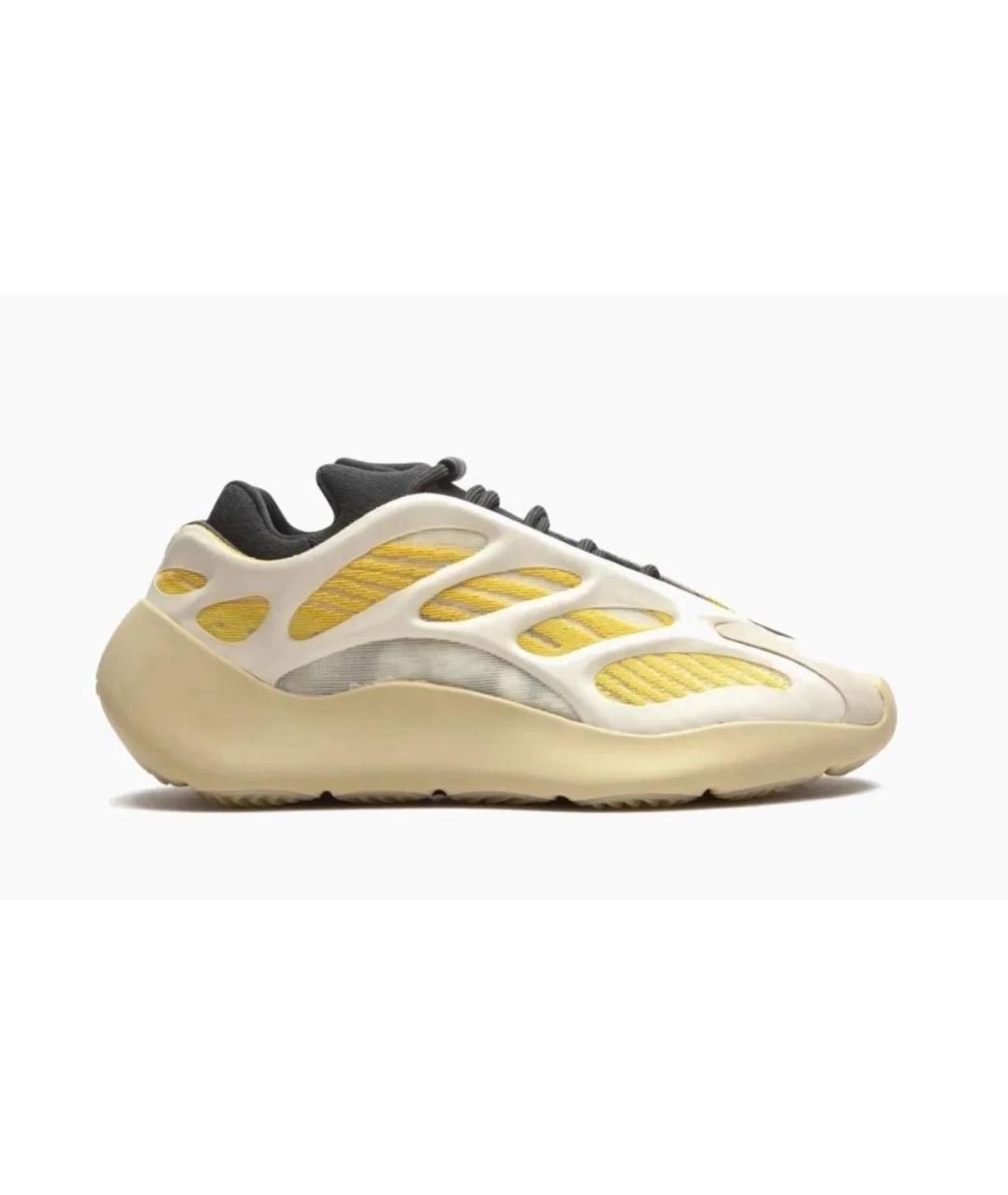 ADIDAS YEEZY Желтые низкие кроссовки / кеды, фото 6