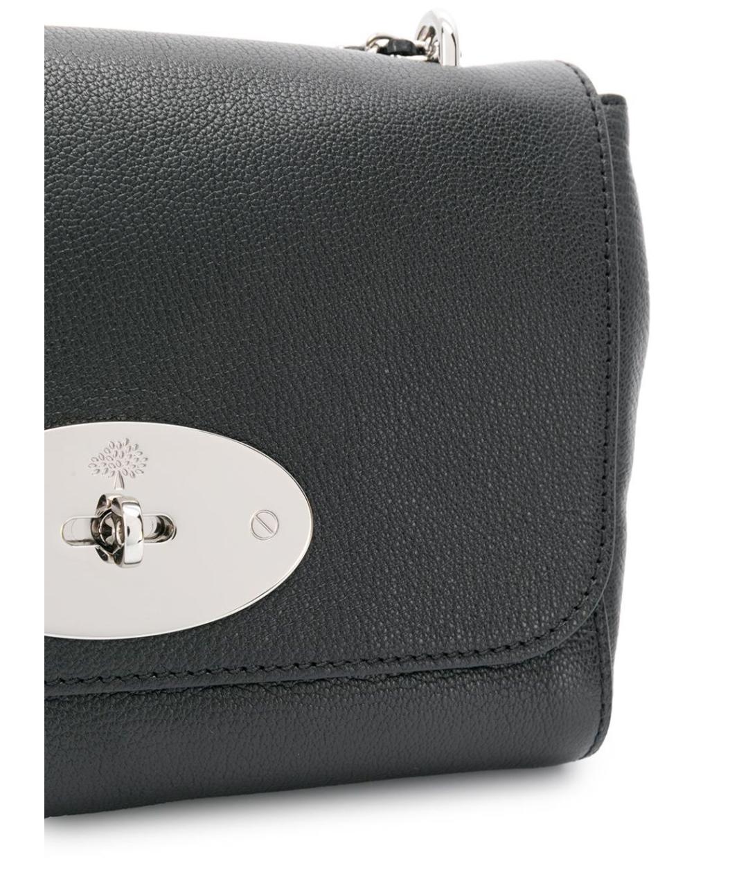 MULBERRY Черная кожаная сумка через плечо, фото 3