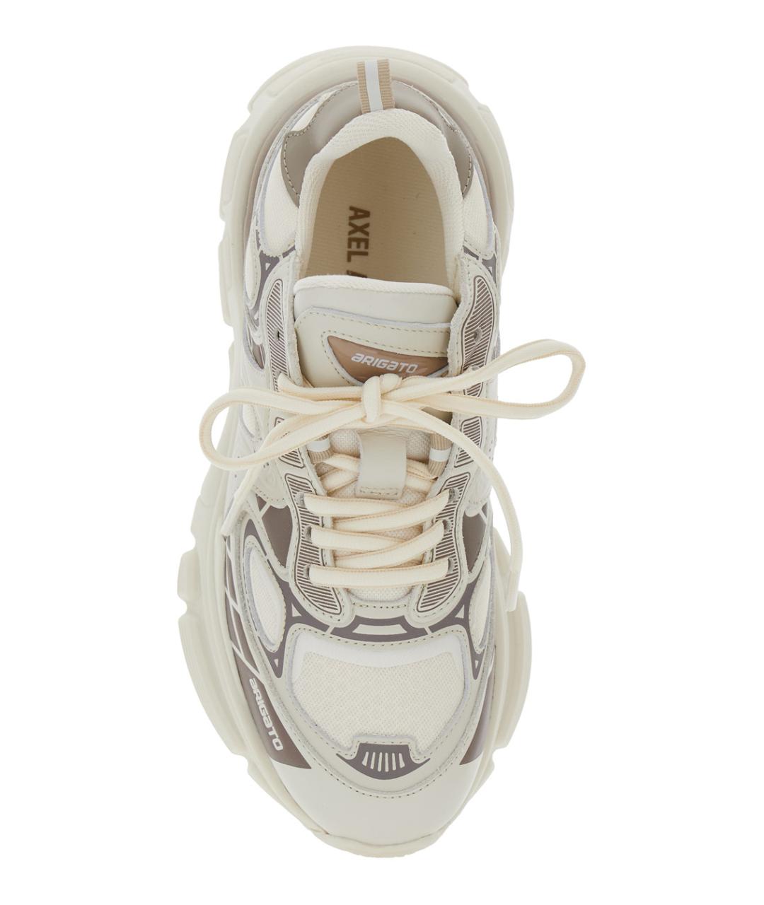 AXEL ARIGATO Бежевые кожаные кроссовки, фото 4