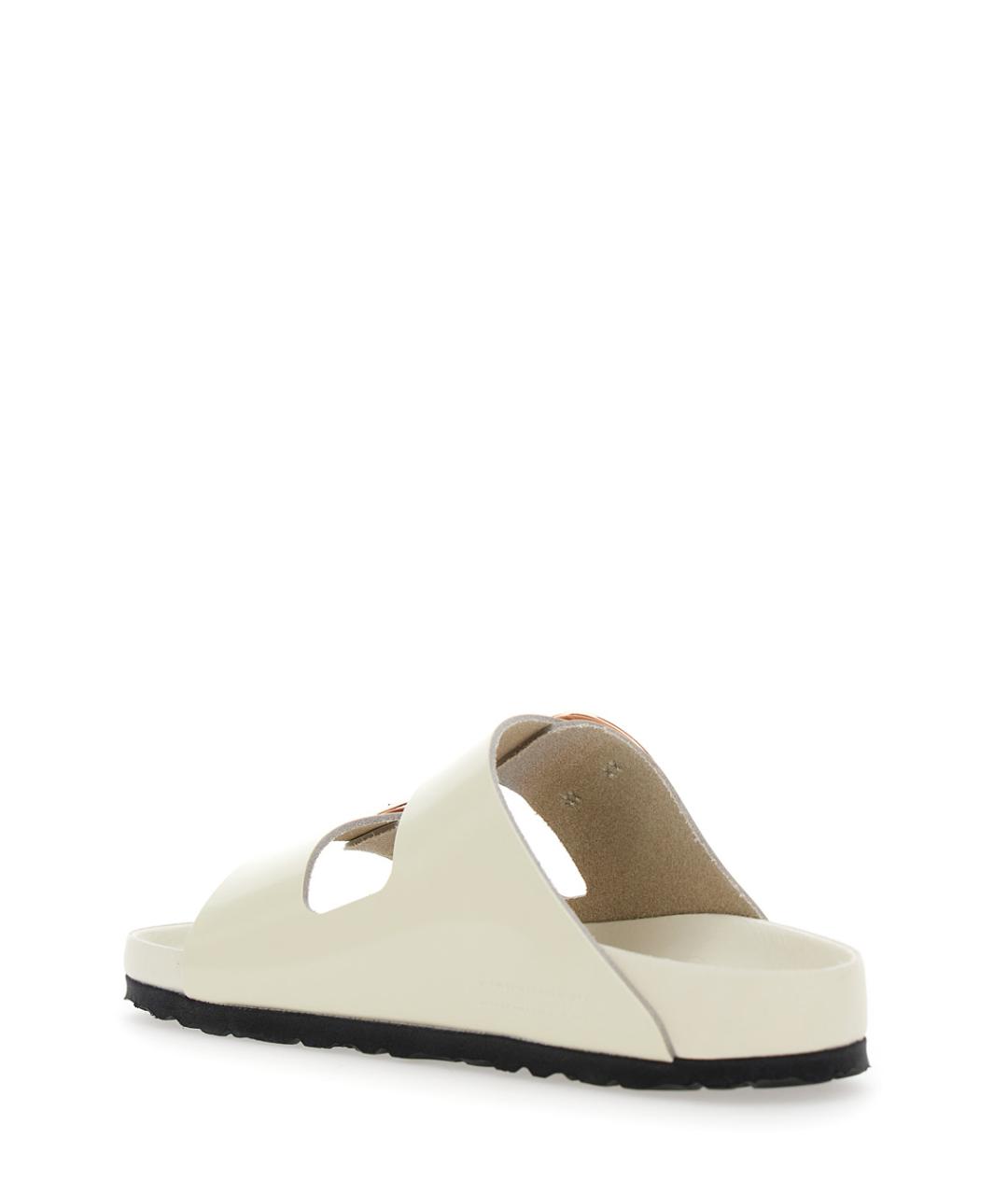 BIRKENSTOCK Белые кожаные сандалии, фото 2