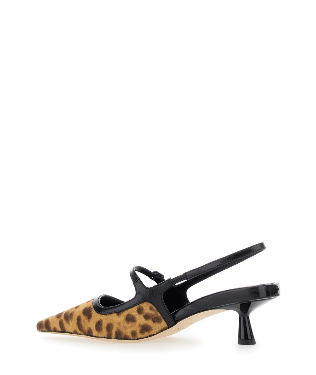 JIMMY CHOO Коричневые кожаные туфли, фото 3