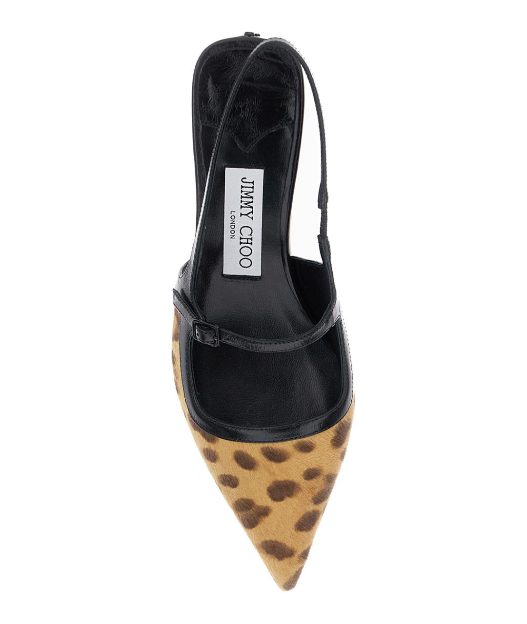 JIMMY CHOO Коричневые кожаные туфли, фото 4