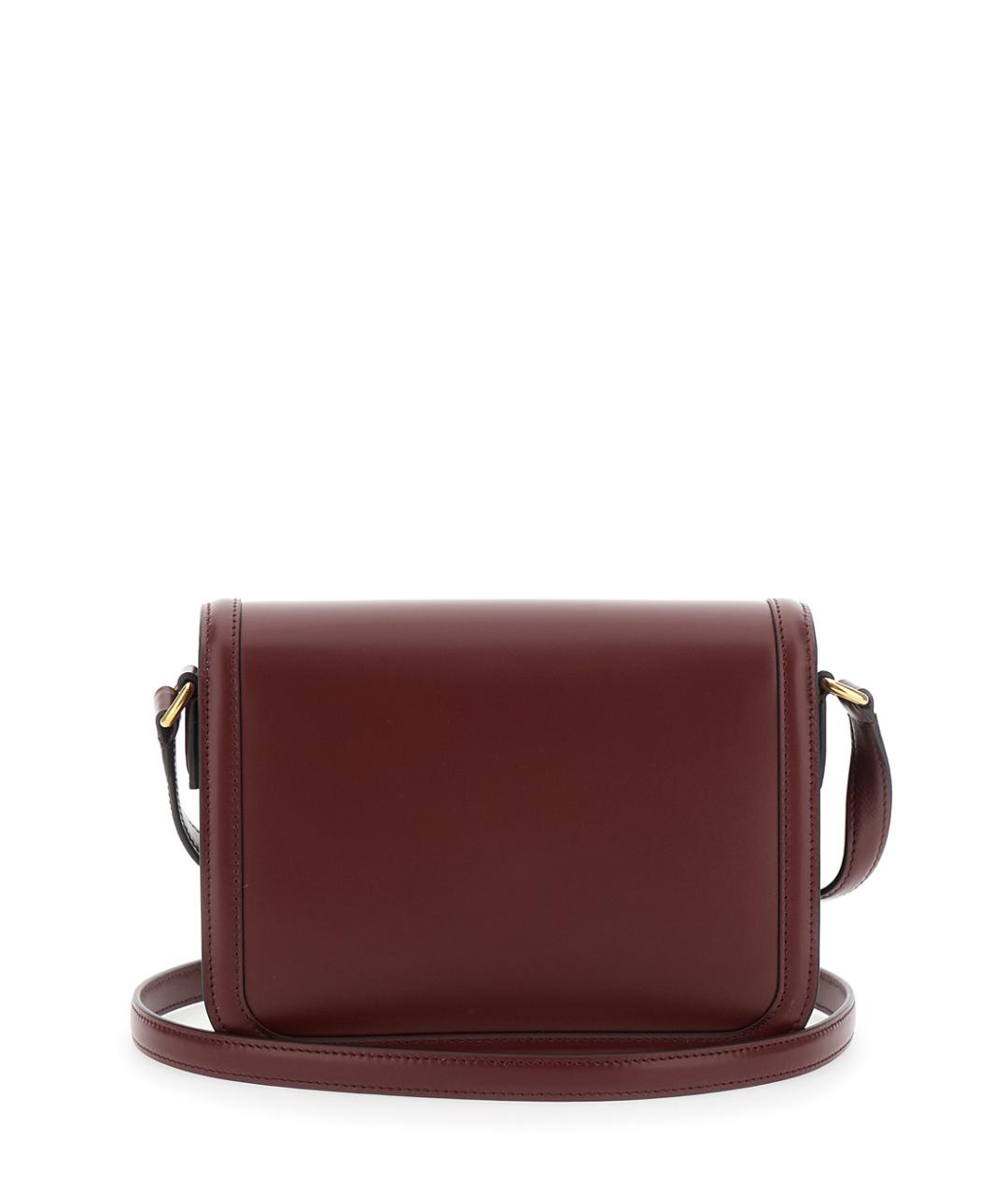 VALENTINO Красная кожаная сумка через плечо, фото 2