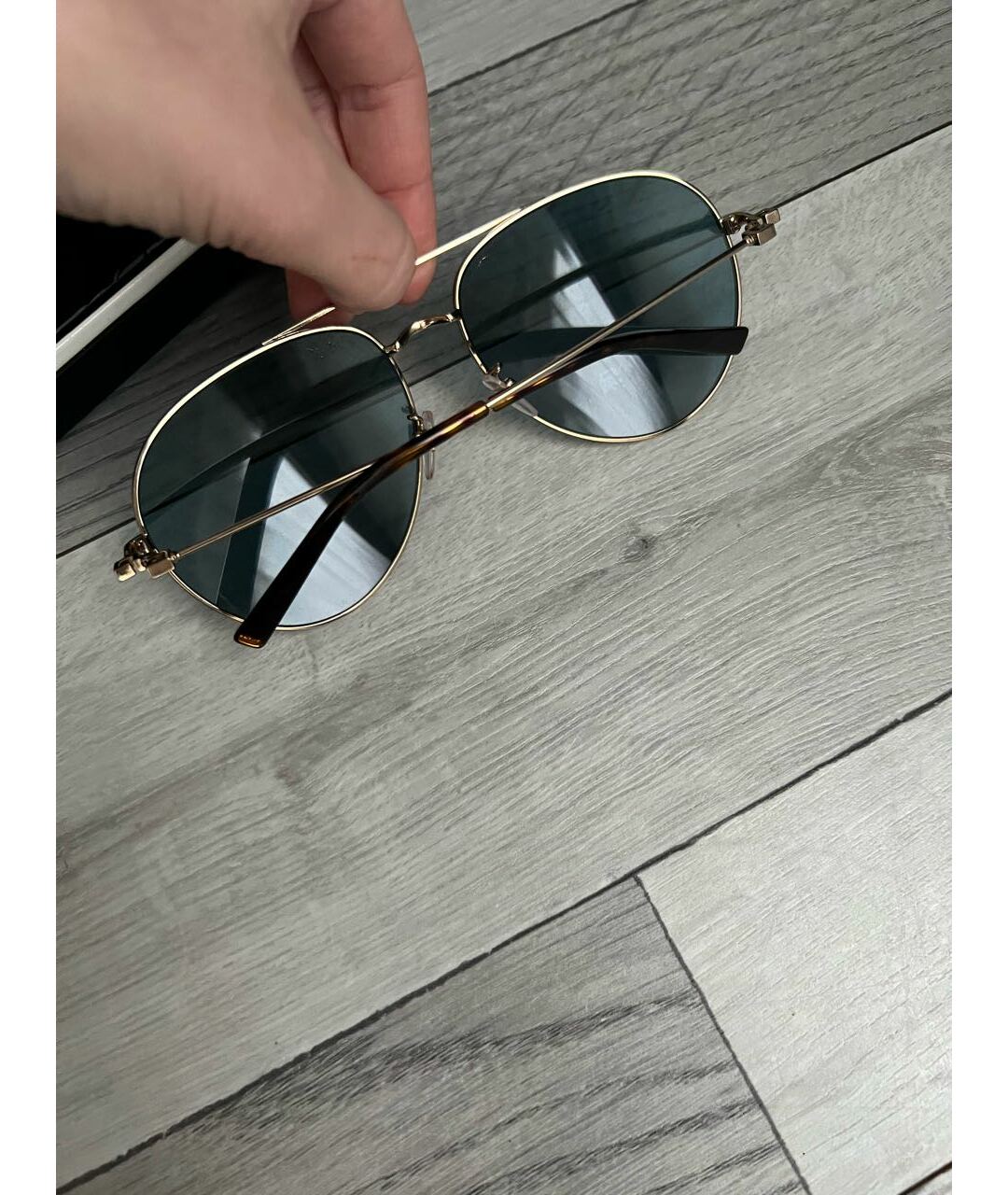 GIVENCHY Синие металлические солнцезащитные очки, фото 3
