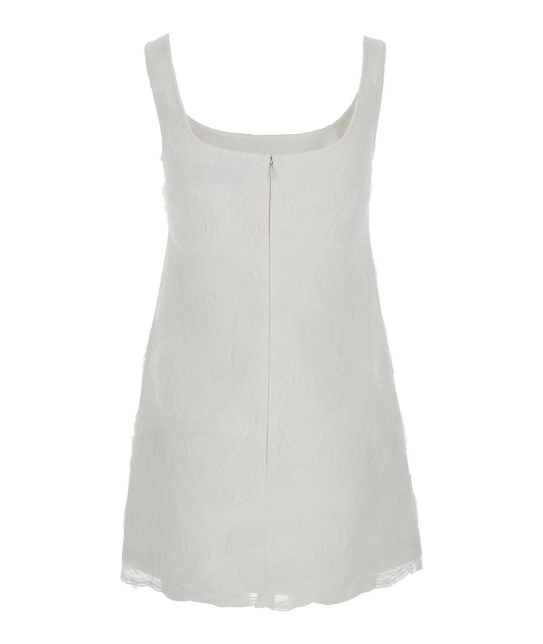 SELF-PORTRAIT Белое полиамидовое коктейльное платье, фото 2