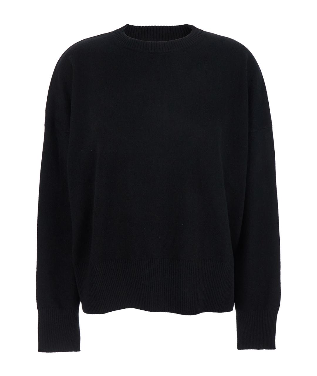 LOULOU STUDIO Черный кашемировый джемпер / свитер, фото 1