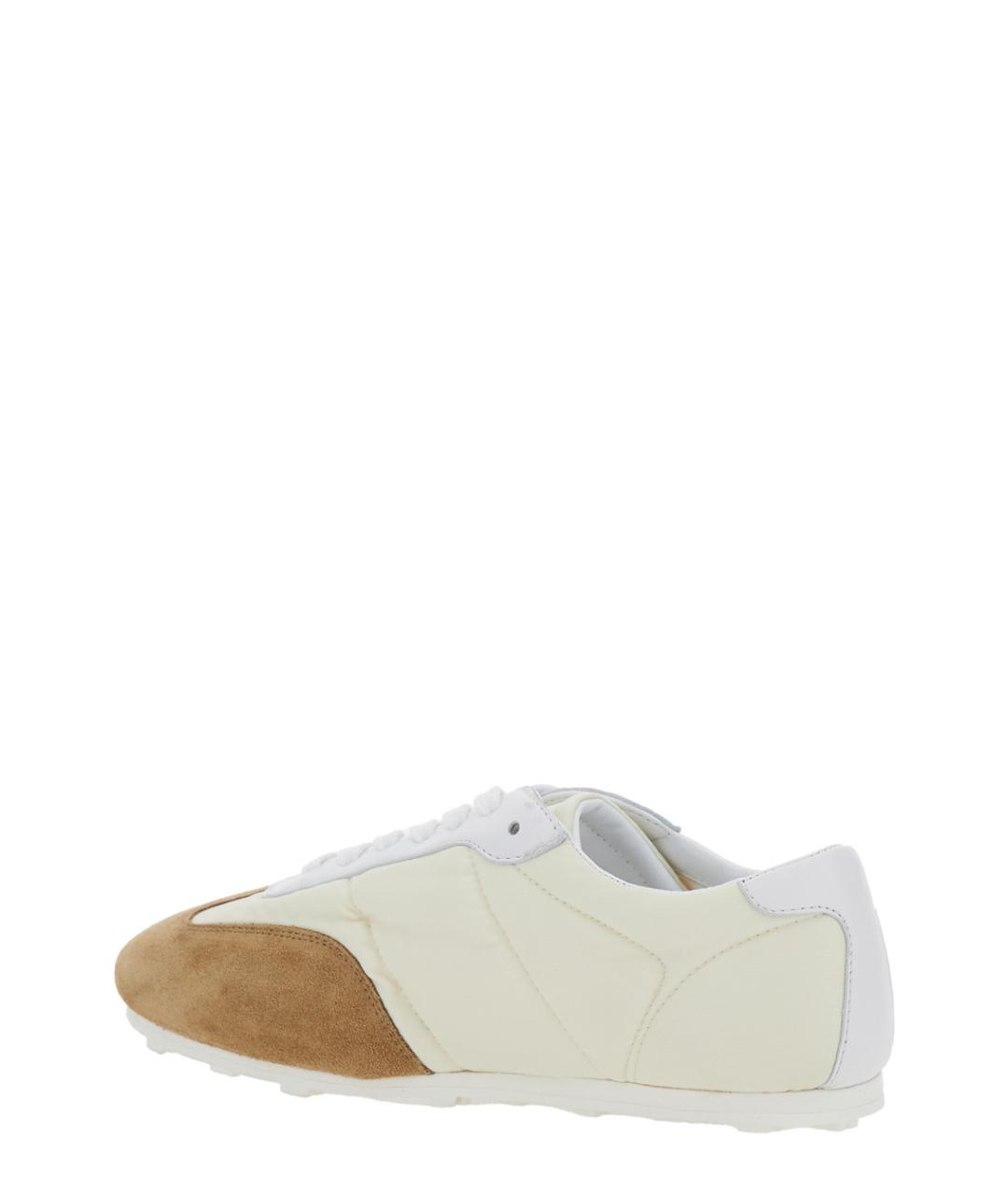 MARNI Белые замшевые кроссовки, фото 3