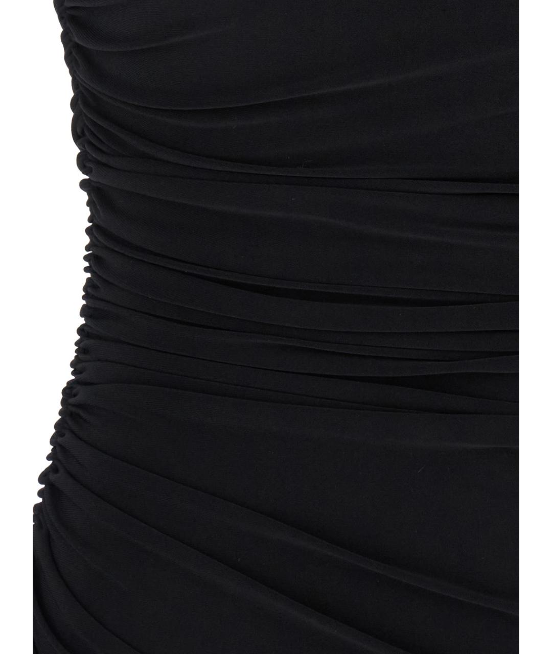 NORMA KAMALI Черный полиэстеровый комбинезон, фото 3