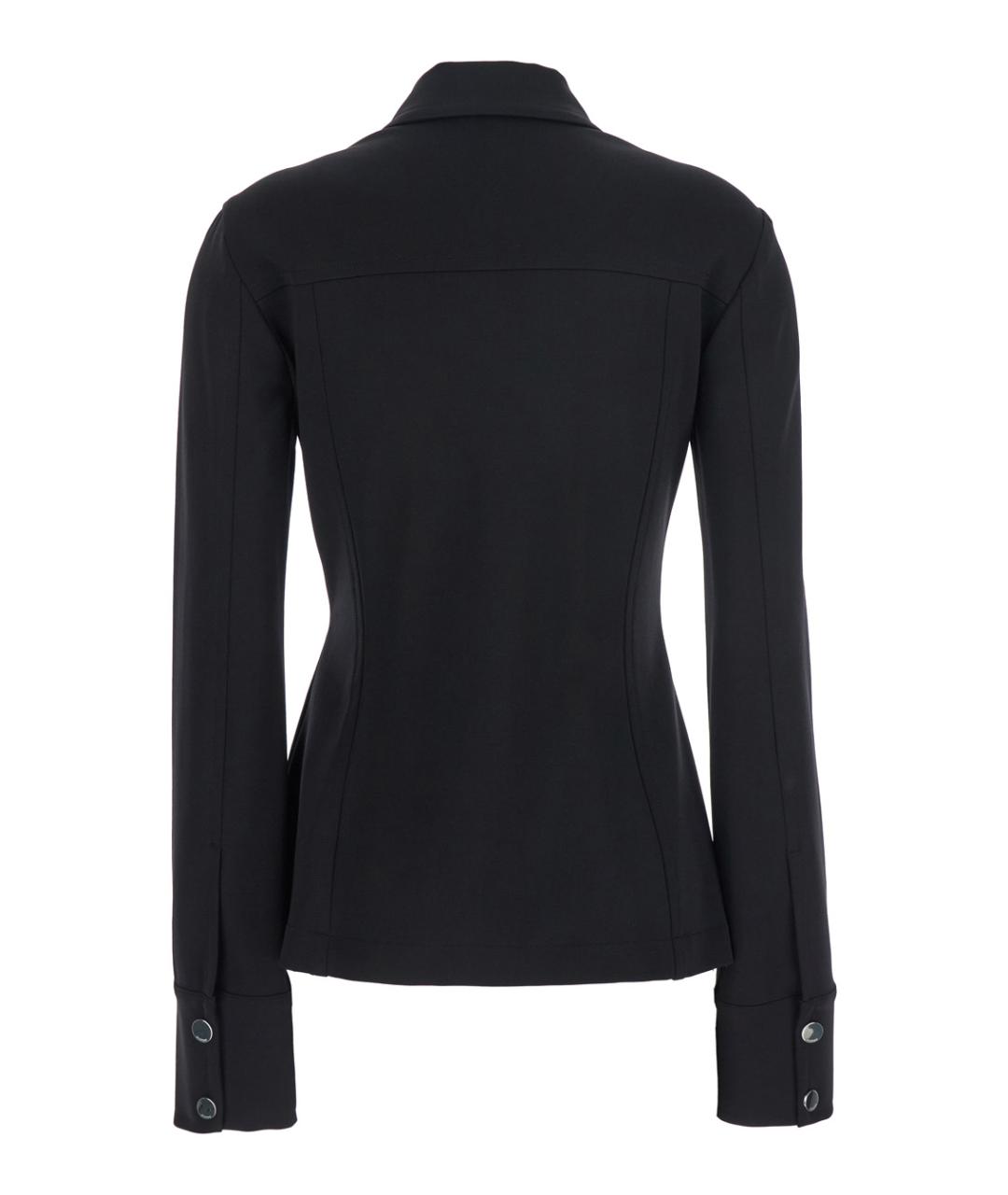 SPORTMAX Черный вискозный жакет/пиджак, фото 2