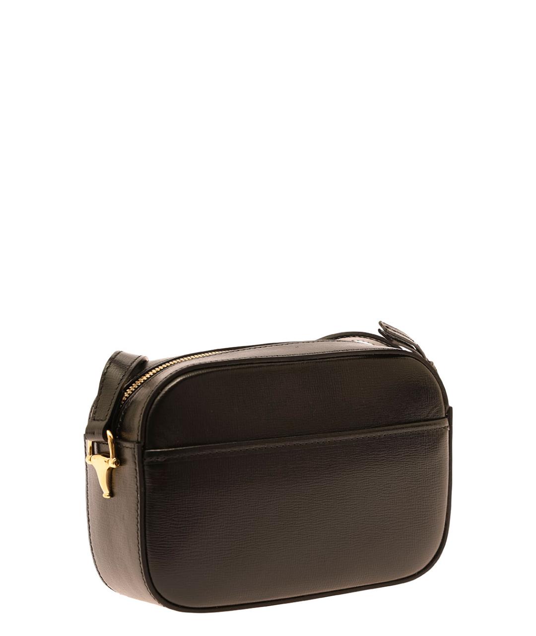 GUCCI Черная кожаная сумка через плечо, фото 2