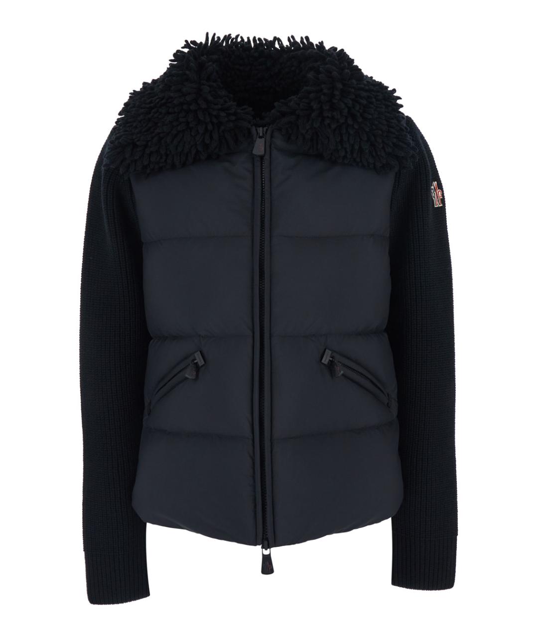 MONCLER GRENOBLE Черная полиамидовая куртка, фото 1