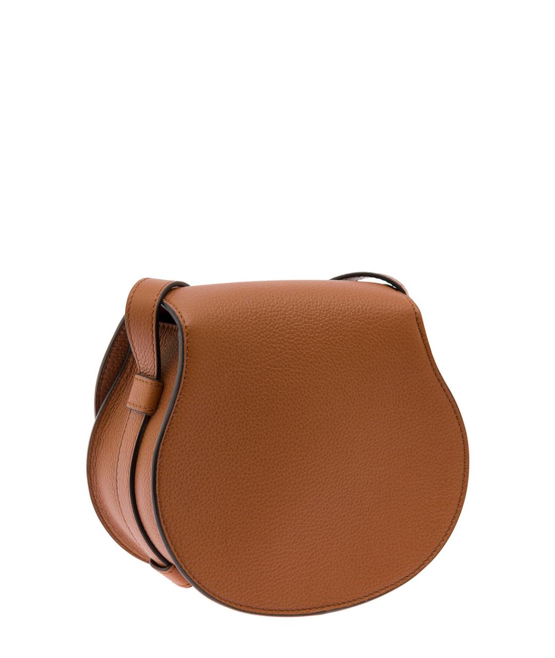 CHLOE Бежевая кожаная сумка через плечо, фото 2