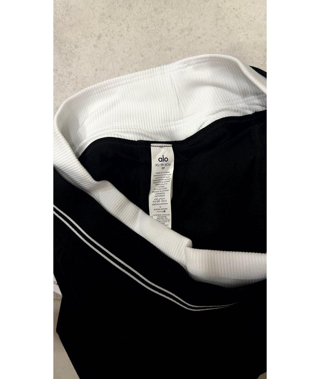 ALO YOGA Черный синтетический спортивные костюмы, фото 3