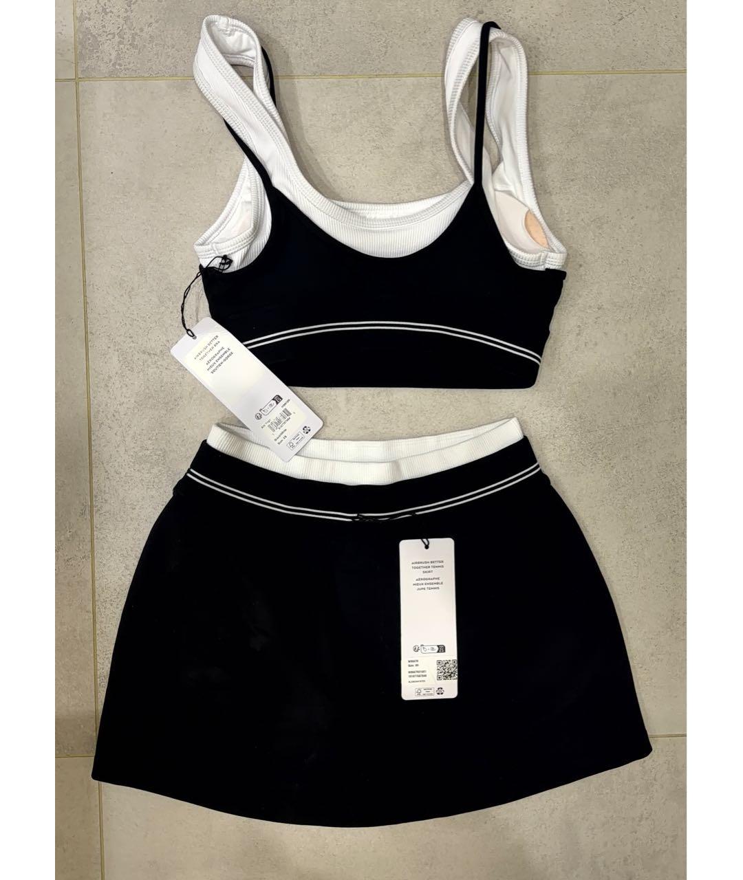 ALO YOGA Черный синтетический спортивные костюмы, фото 2