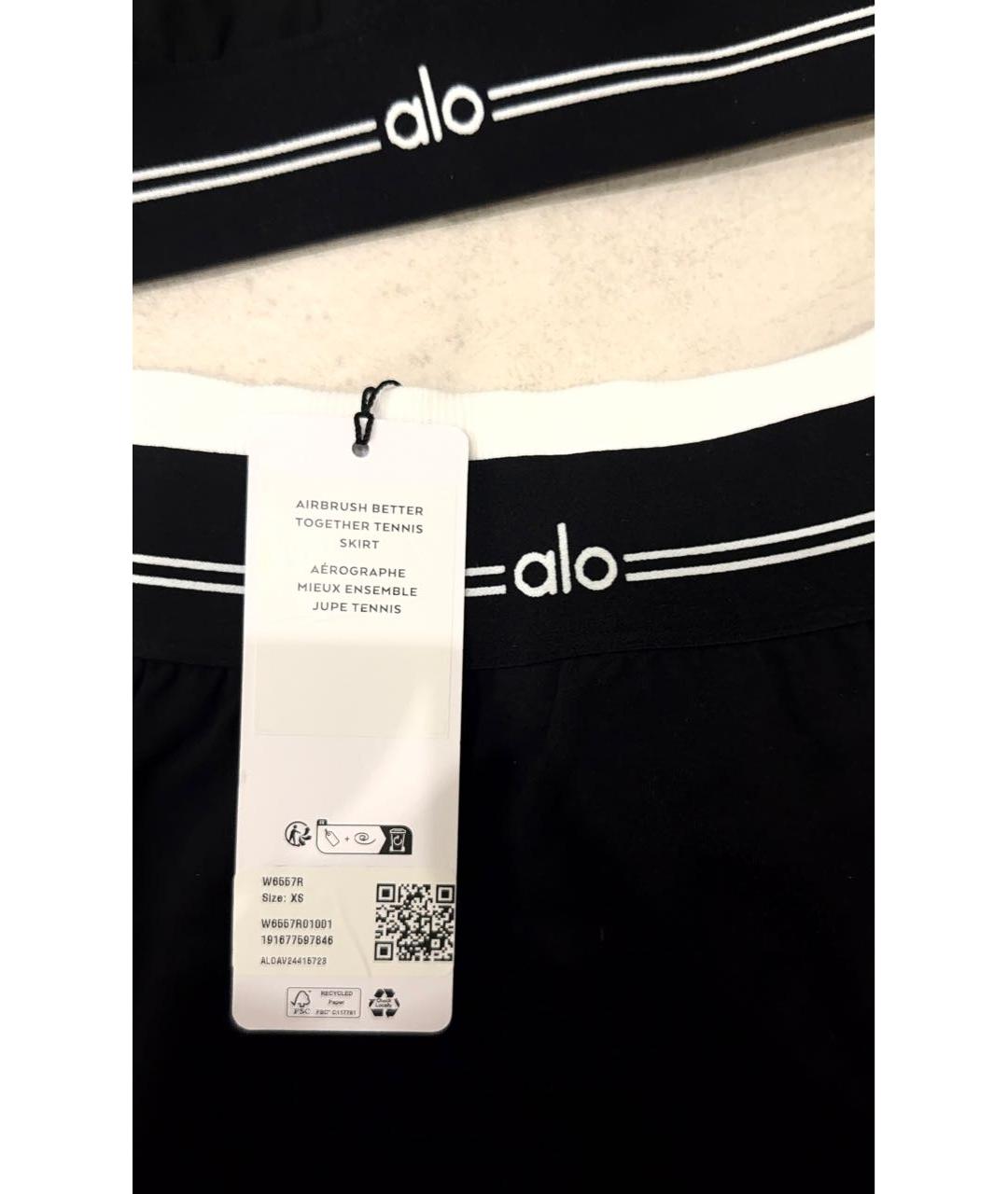 ALO YOGA Черный синтетический спортивные костюмы, фото 5