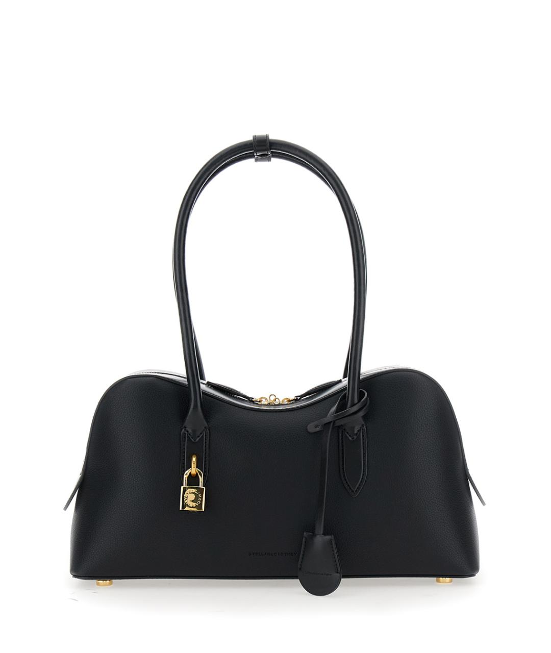 STELLA MCCARTNEY Черная сумка с короткими ручками из искусственной кожи, фото 1
