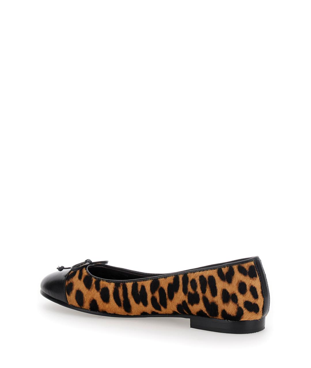 TORY BURCH Коричневые кожаные балетки, фото 3